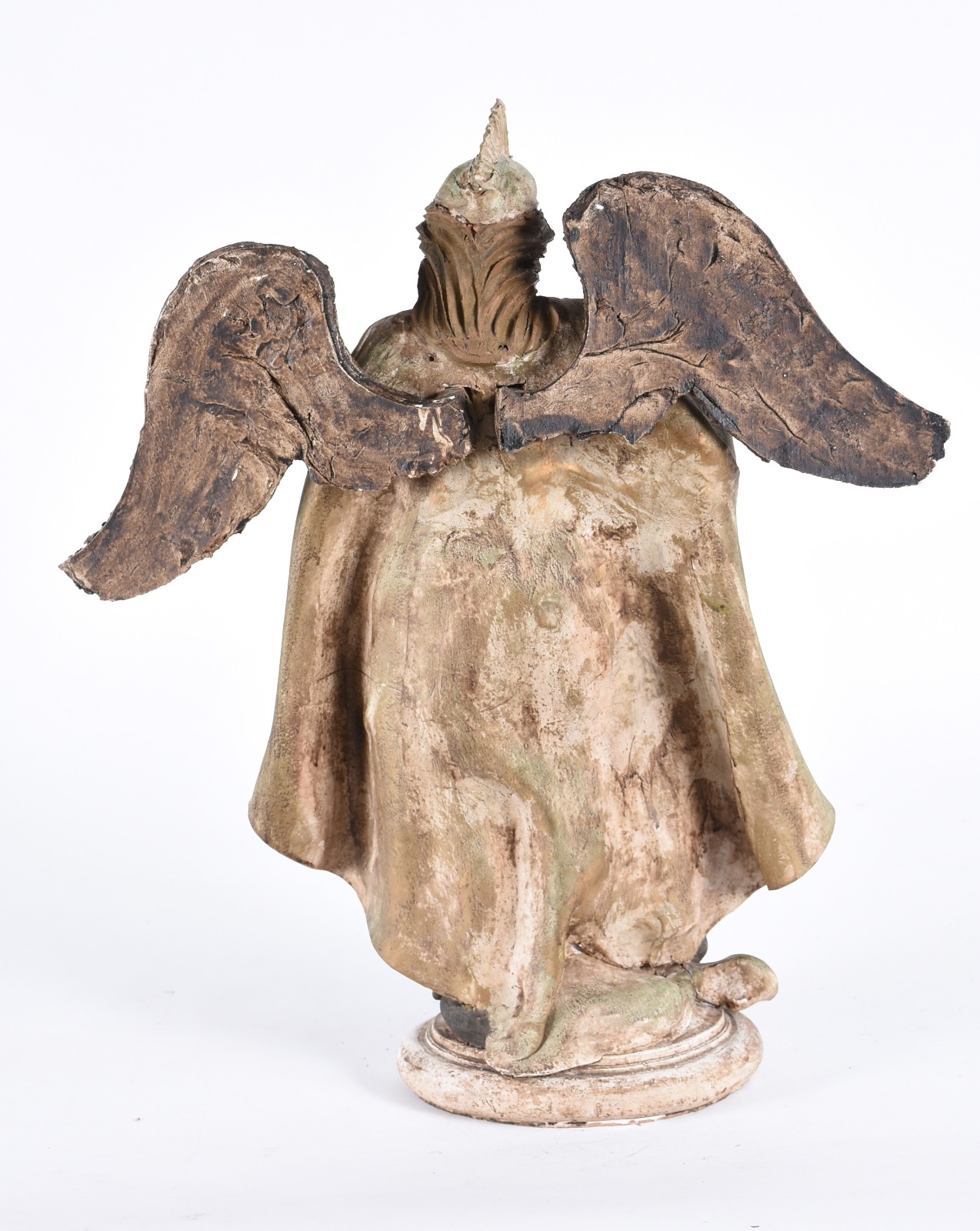 Imagem de terracota século XX representando São Miguel Arcanjo. - foto 2 de 7