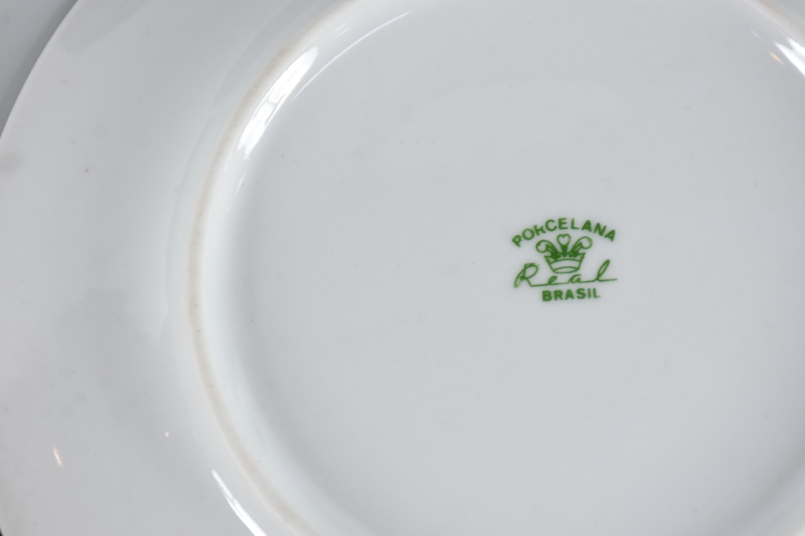 Aparelho de jantar, chá e café de porcelana Real, borda floral em... - foto 5 de 5