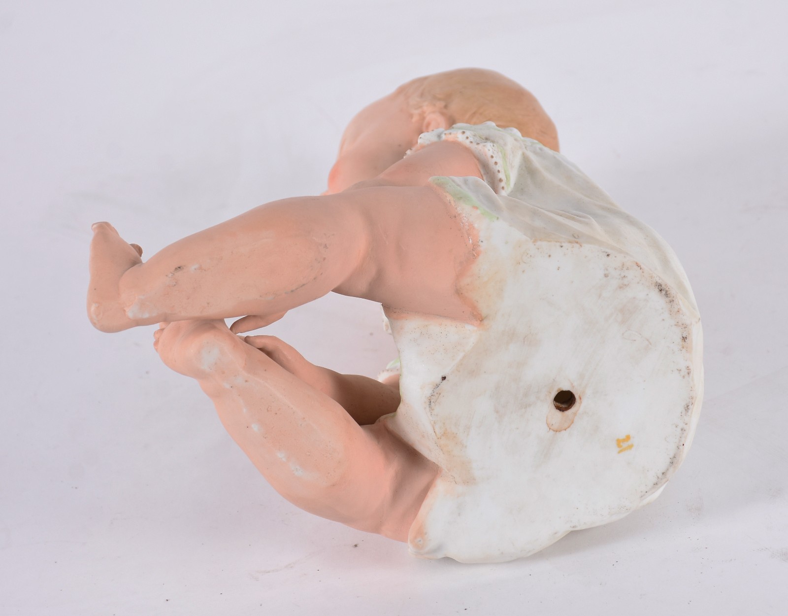 Grande figura de "Bebê" de biscuit policromado. - foto 5 de 5