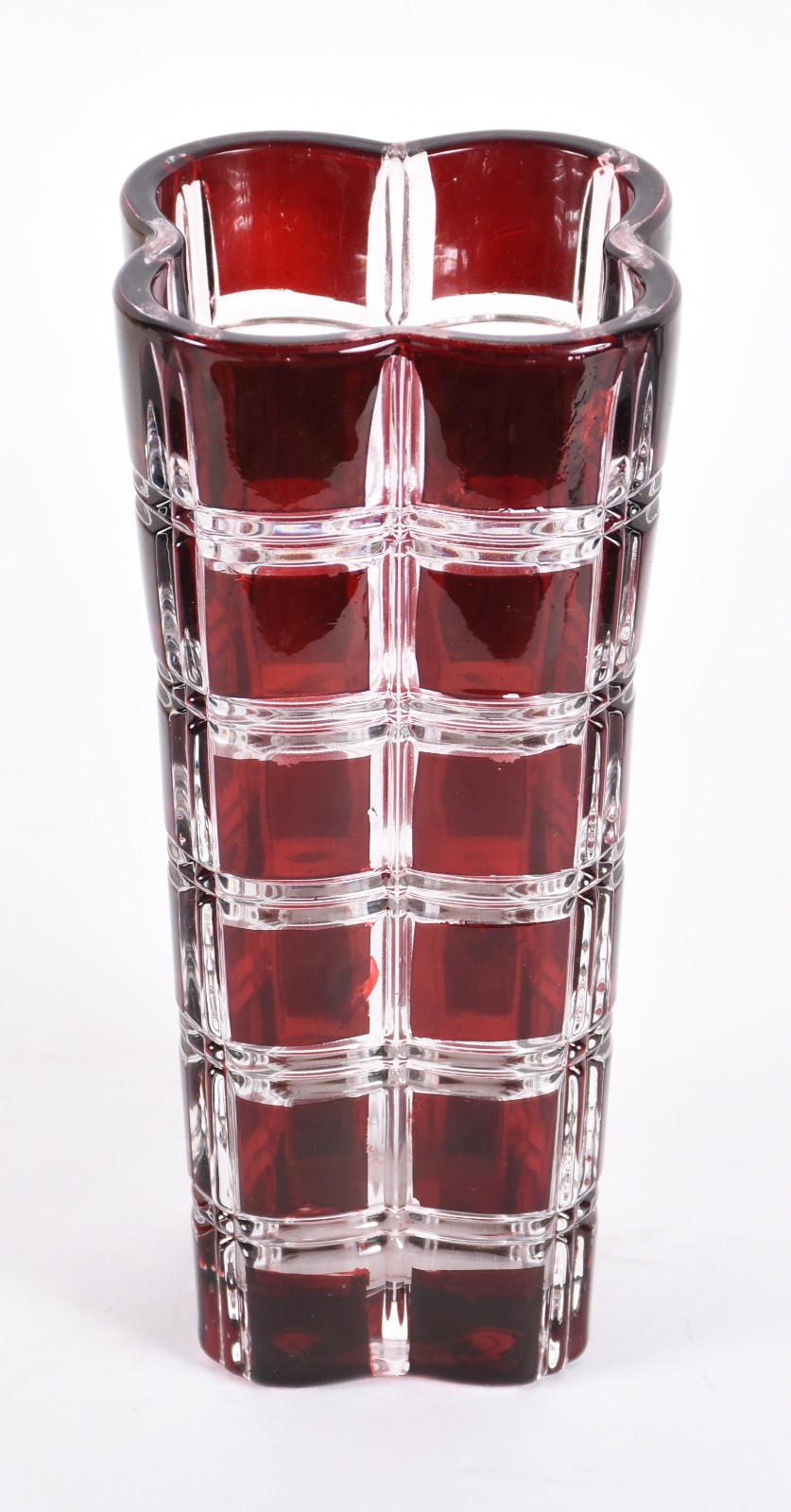 Vaso em demi cristal na cor rubi. - foto 2 de 4