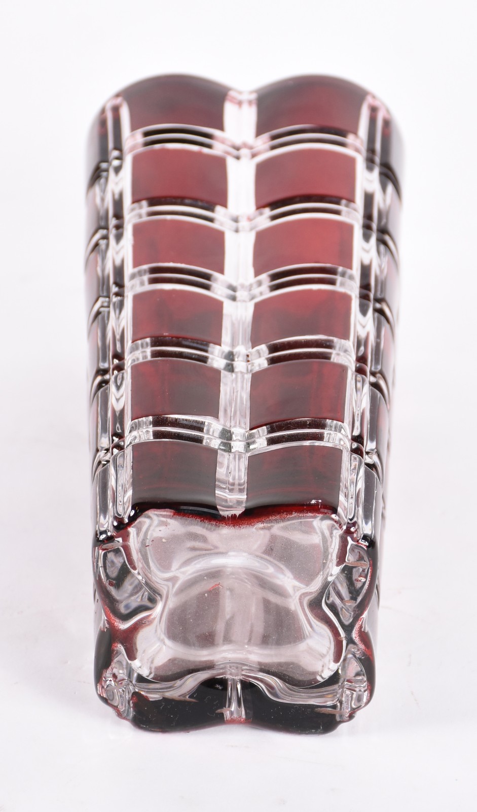 Vaso em demi cristal na cor rubi. - foto 4 de 4