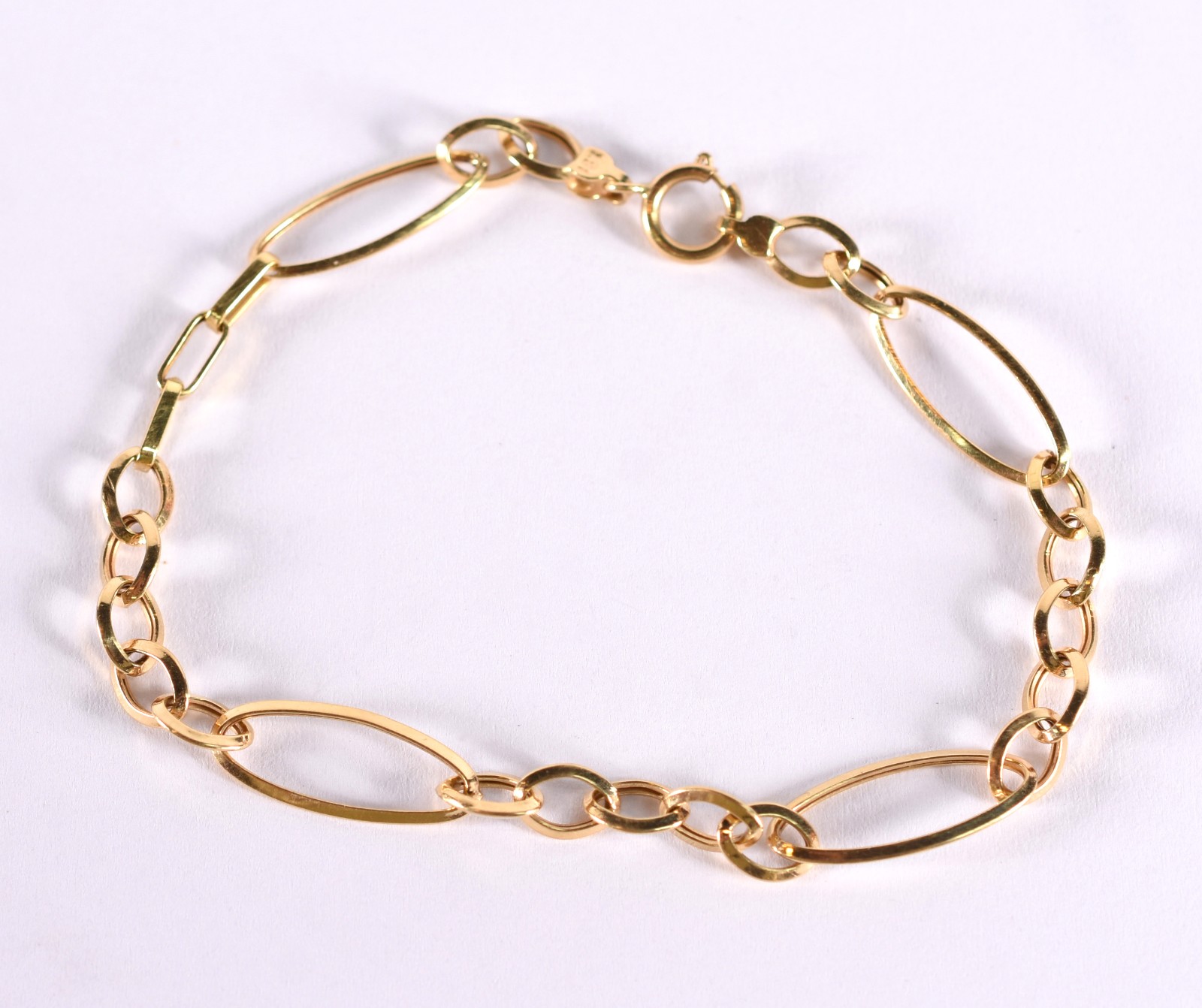 Pulseira de ouro 18k, contraste 750 (Por motivos de segurança a peça... - foto 1 de 3