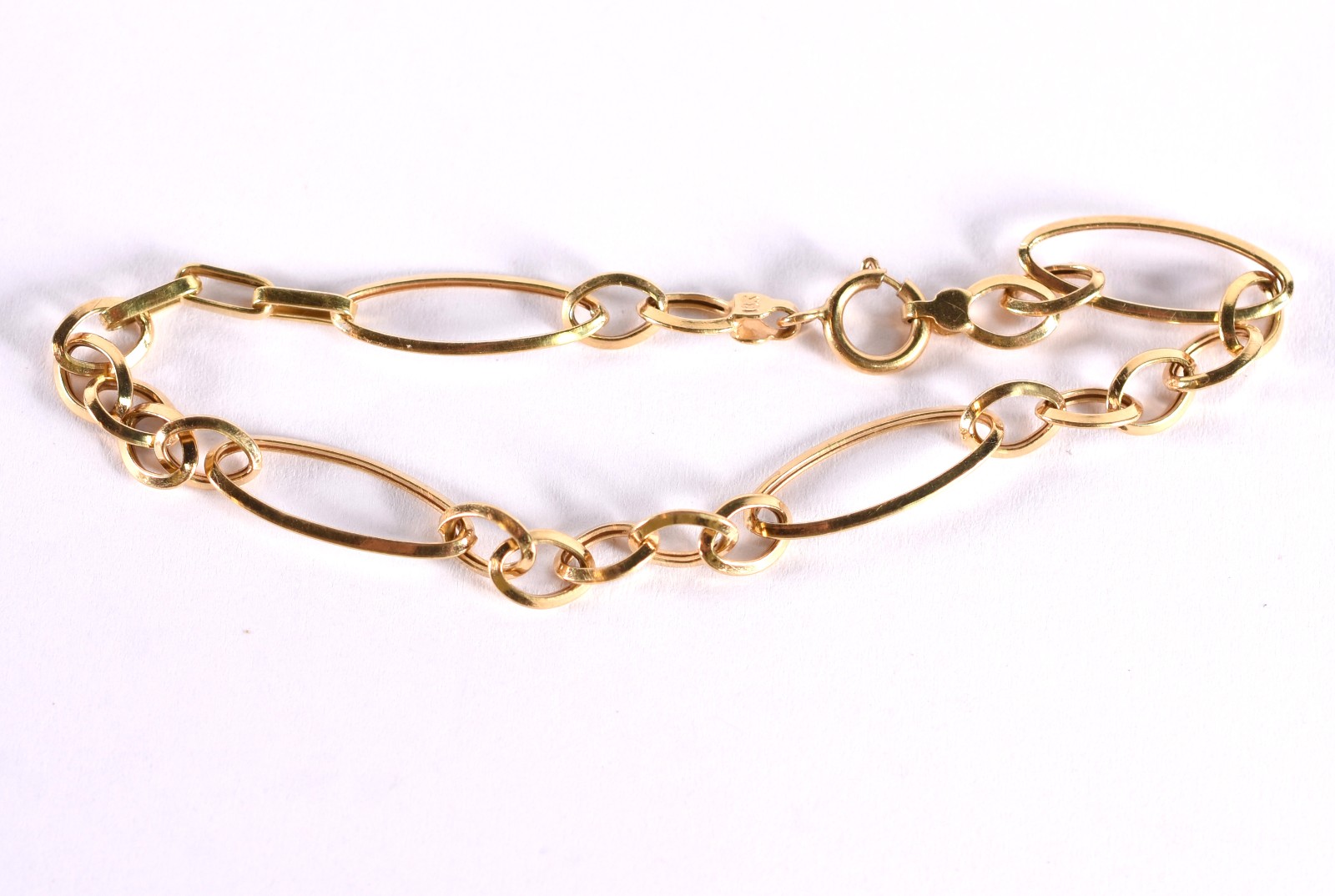 Pulseira de ouro 18k, contraste 750 (Por motivos de segurança a peça... - foto 2 de 3