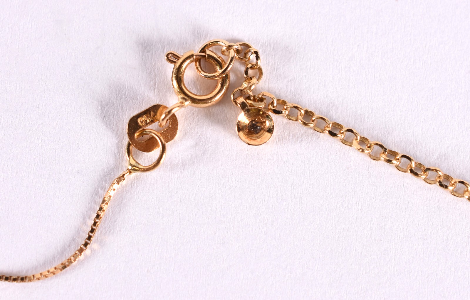 Colar de ouro 18k, contraste 750 feitio coração (Por motivos de... - foto 3 de 5