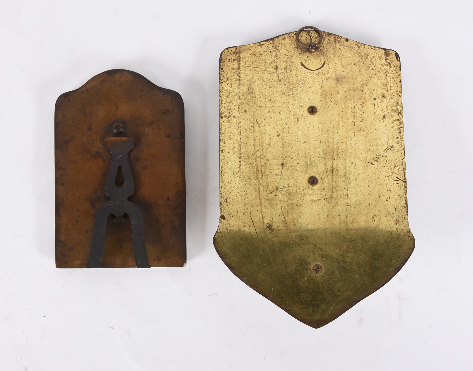 Duas placas sacras de ônix na cor verde com figuras de Nossa Senhora... - foto 4 de 4