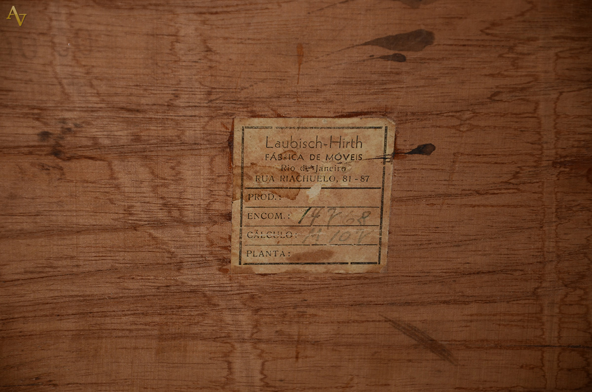 LAUBISCH HIRTH - Par de moveis de canto, em peroba do campo, estilo... - foto 3 de 3
