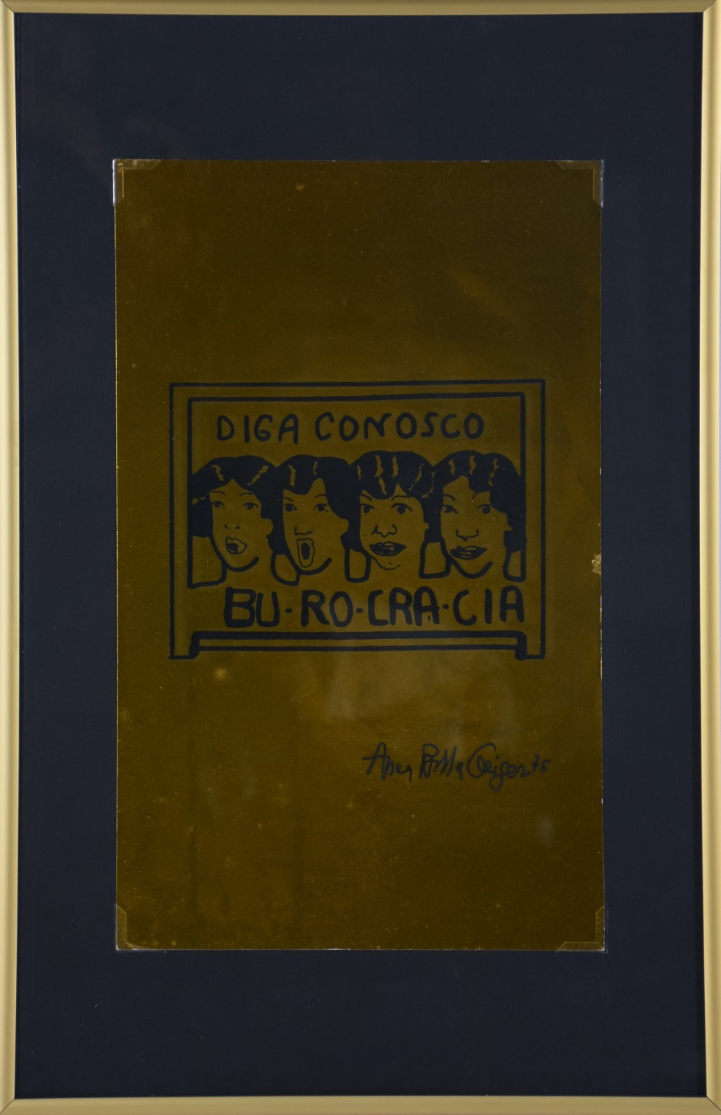 Anna Bella Geiger (1933), BU-RO-CRA-CIA - foto 1 de 3