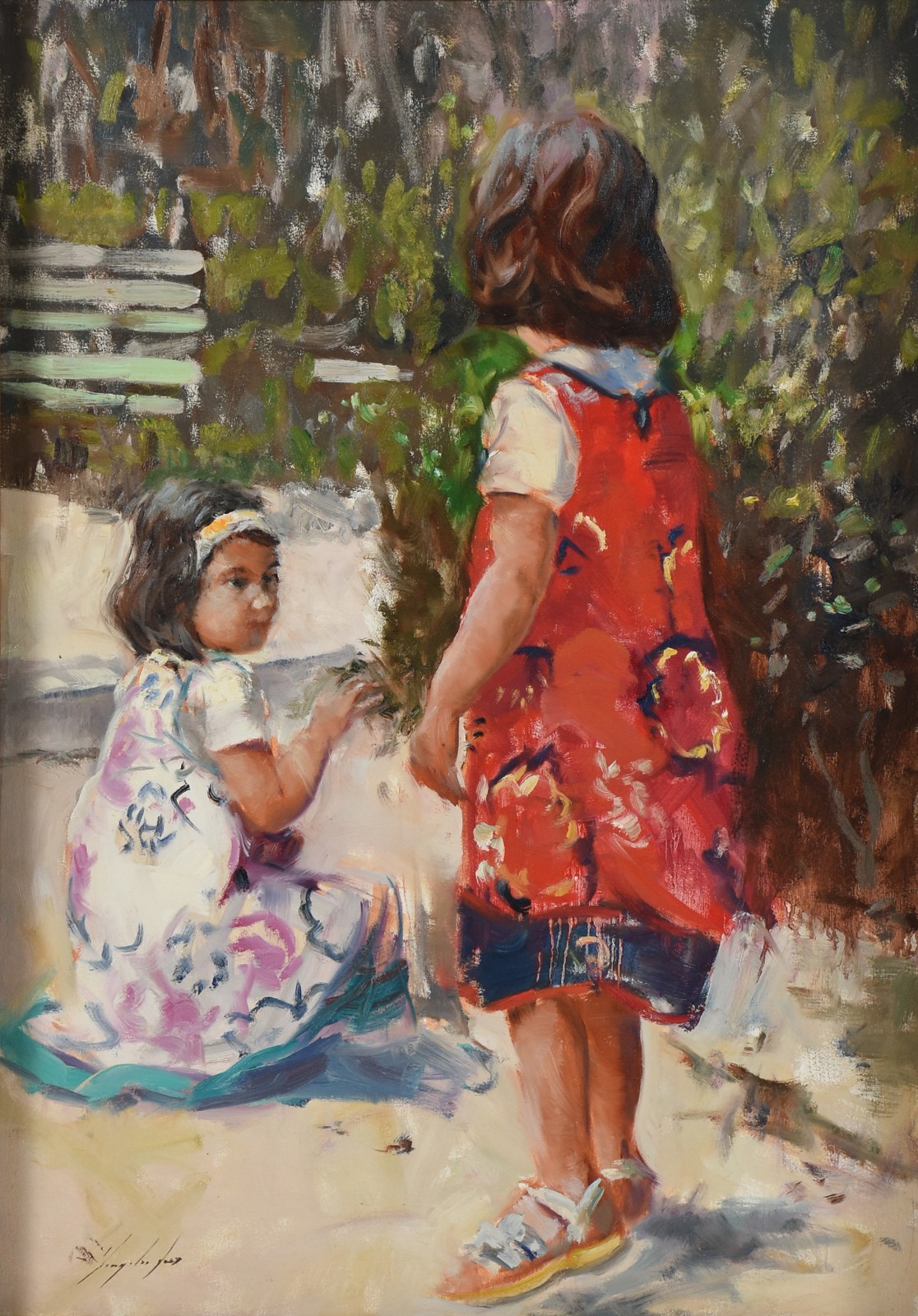 Virgílio Dias (1956), Meninas no Jardim - foto 1 de 4
