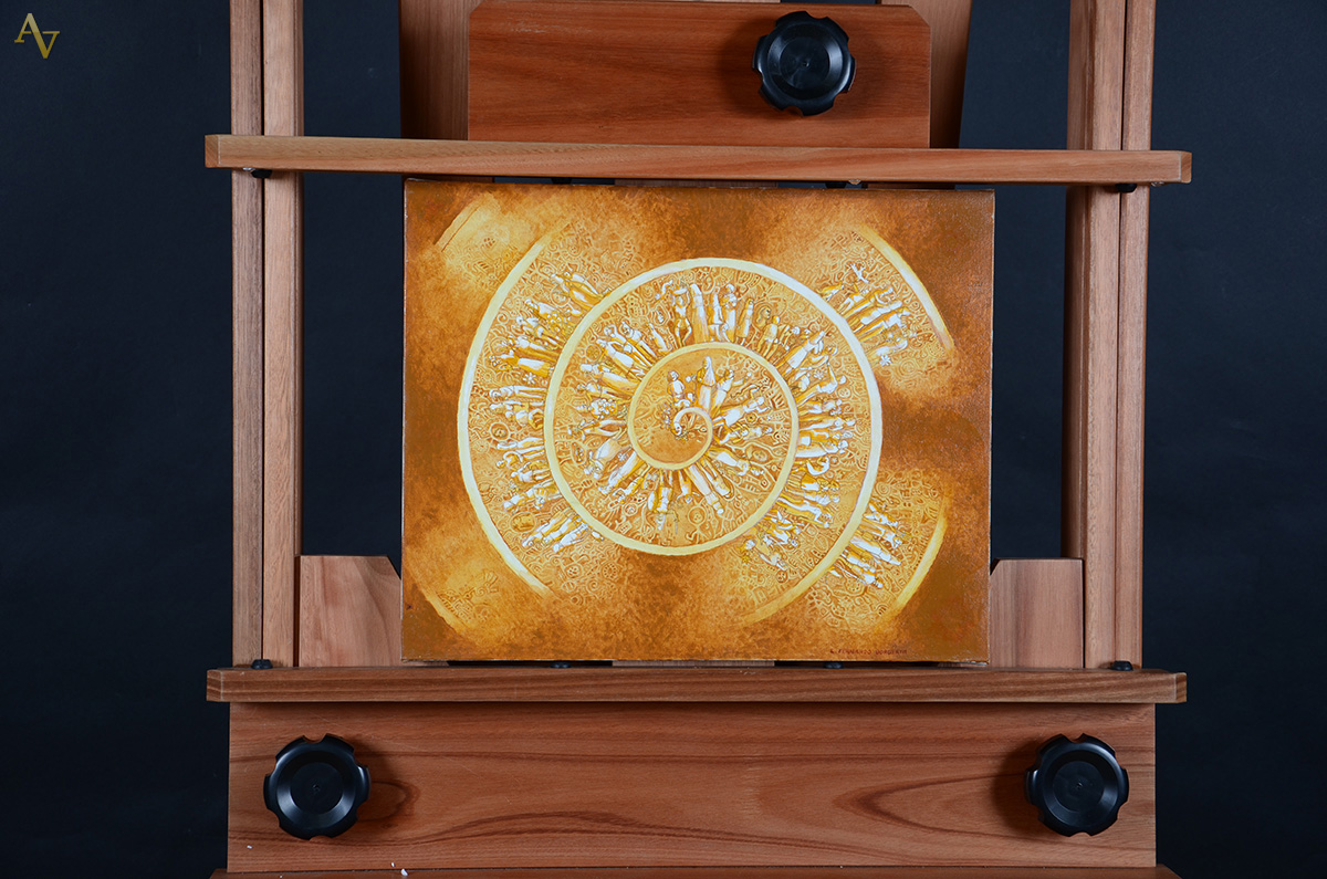 BORGERTH - Espiral de dois centros - AST - 41 x 33 - foto 2 de 2