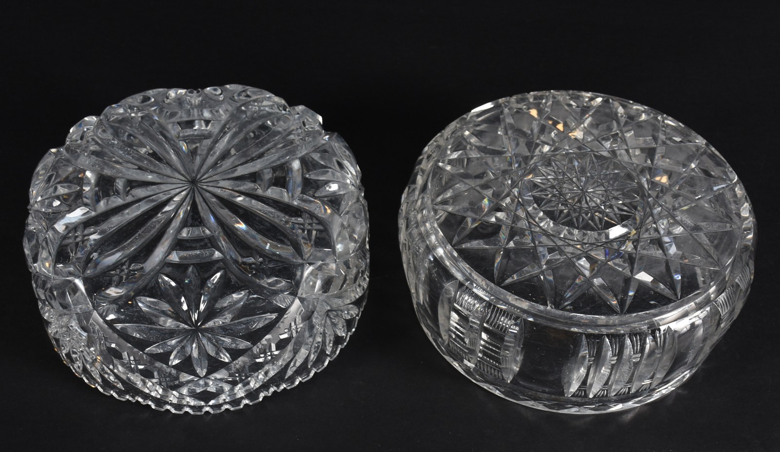 Dois bowls de cristal tcheco lapidado. - foto 4 de 4