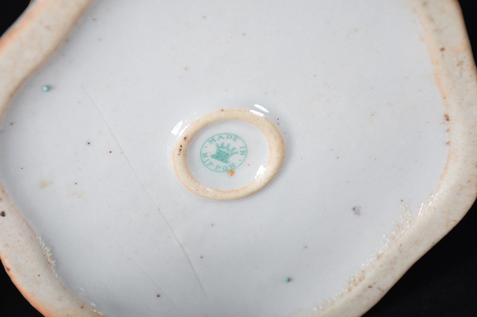 Chocolateira e 5 xícaras com pires de porcelana japonesa decoradas... - foto 5 de 5