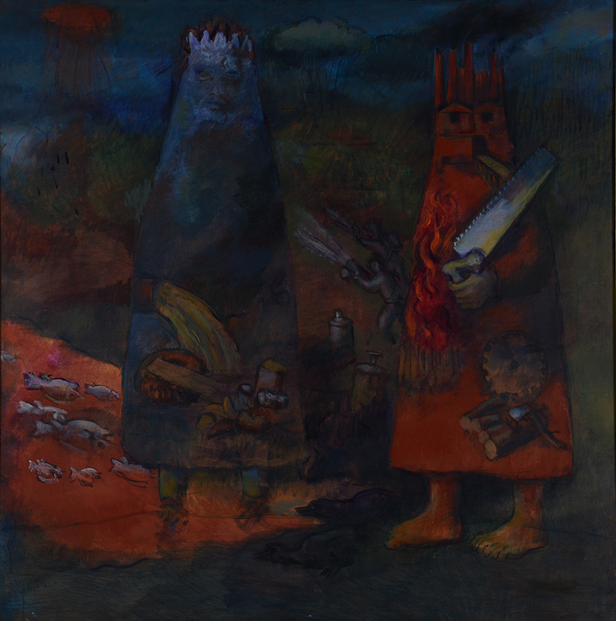 LUIS SOLARI (Uruguai 1918/1993) - Fantasmones y PAisaje Apocalipitco... - foto 1 de 2