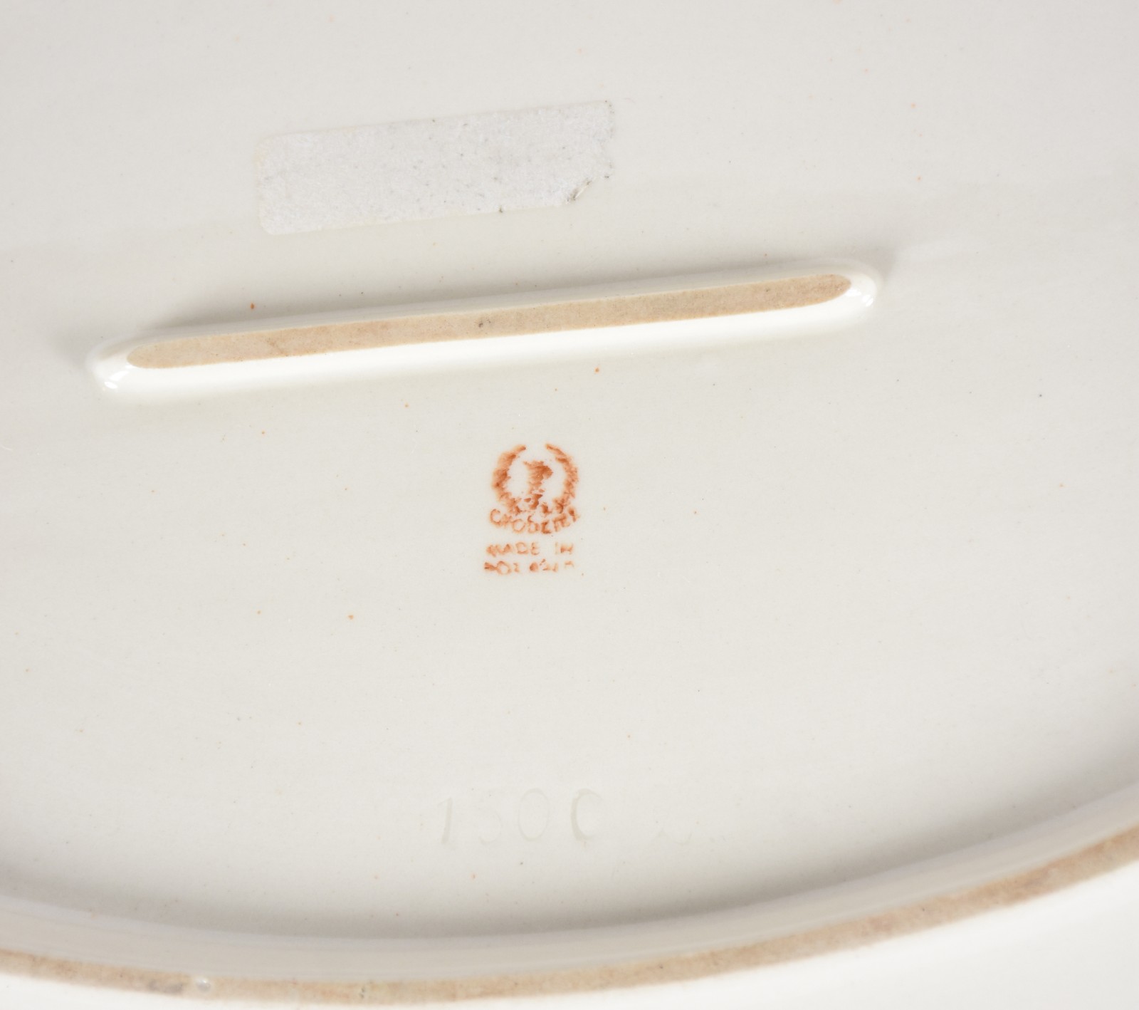 Aparelho de jantar de porcelana Polonesa na cor creme com flores em... - foto 4 de 6