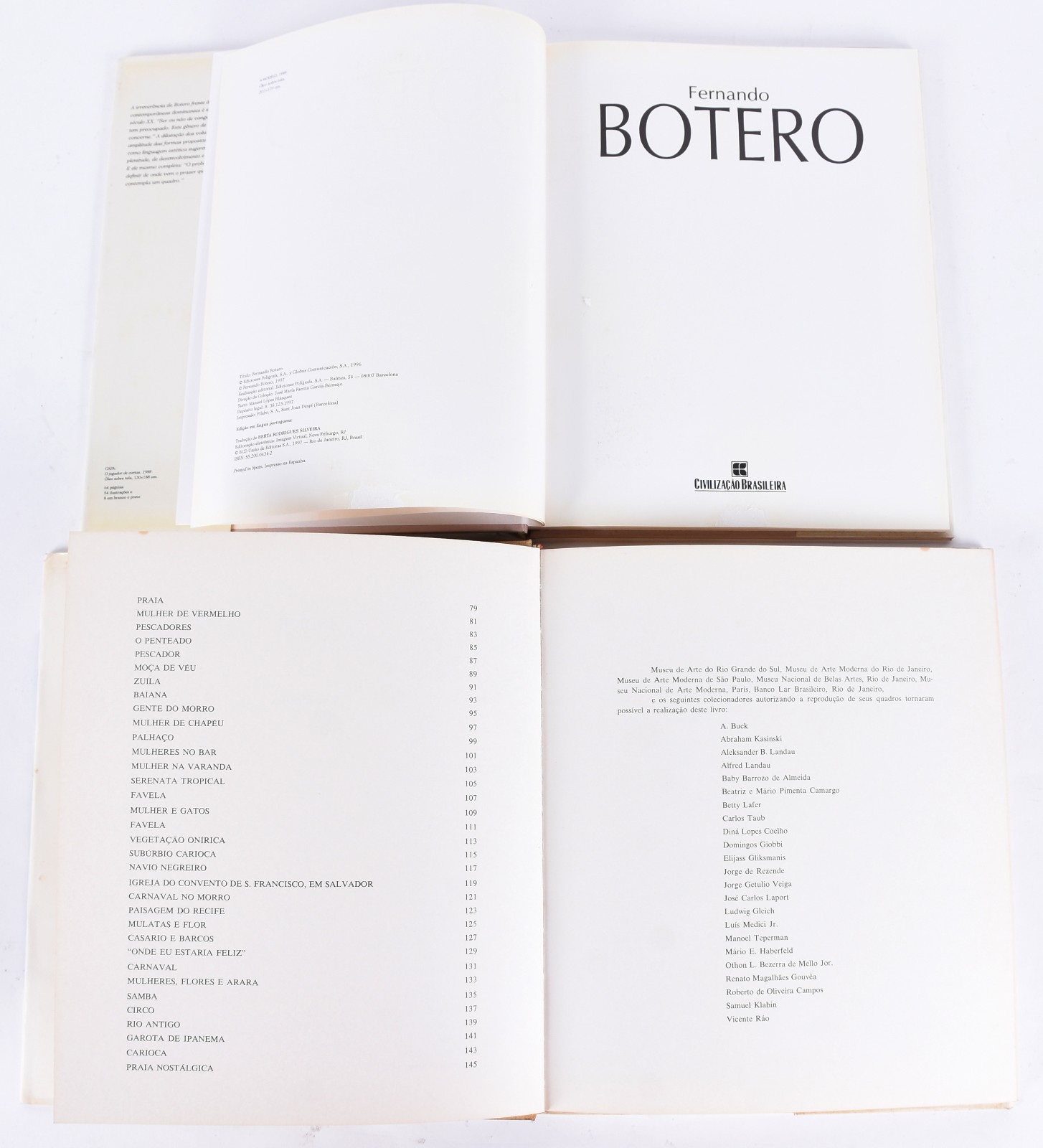 Cinco livros: a) Bill Clinton, minha vida b) Fernando Botero c) Arte... - foto 2 de 8