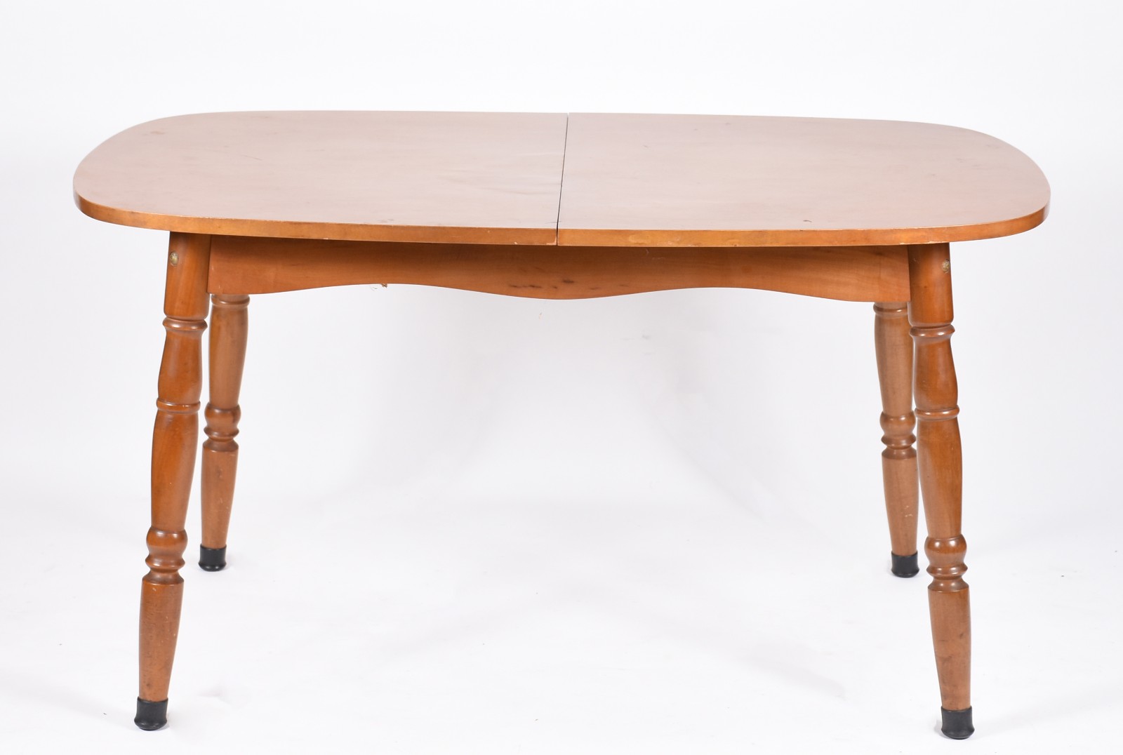 Mesa de jantar de madeira clara com tabua extensora (39 cm x 84 cm)... - foto 2 de 9
