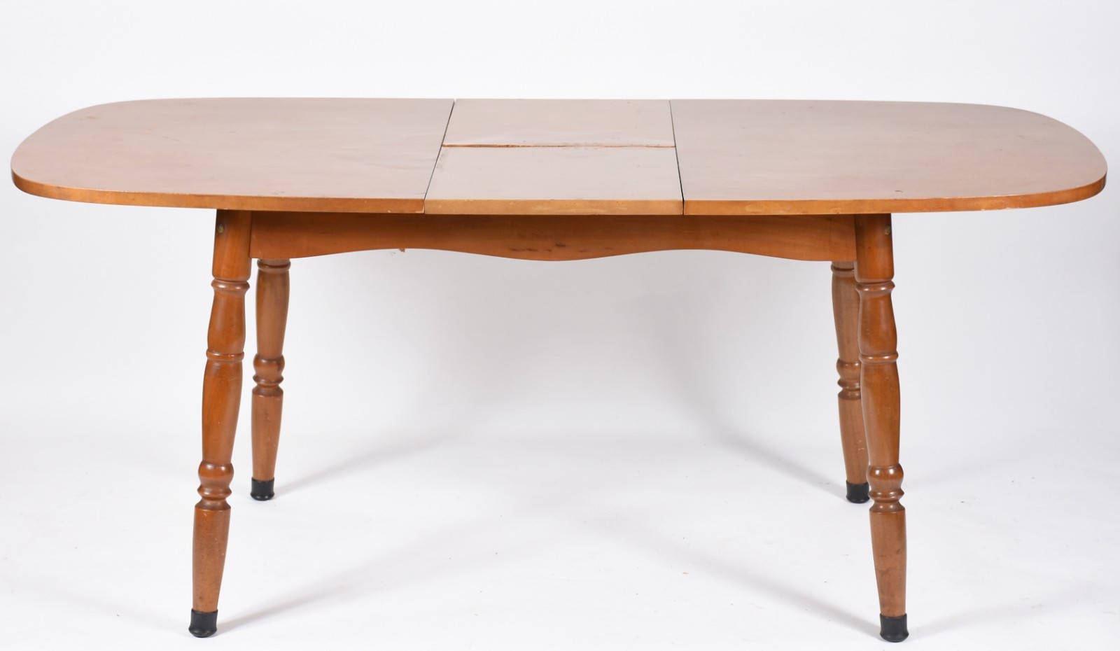 Mesa de jantar de madeira clara com tabua extensora (39 cm x 84 cm)... - foto 3 de 9
