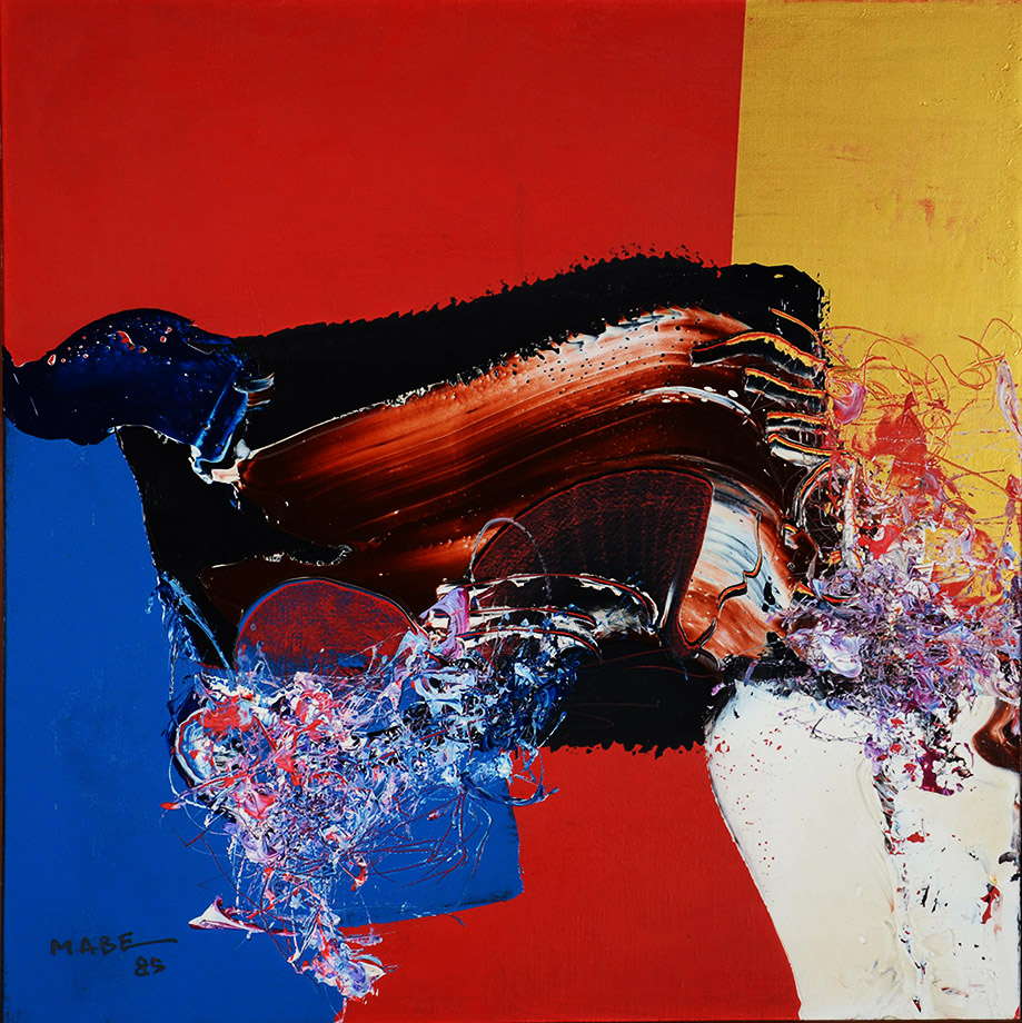 MANABU MABE (1924 /1997)- Abstrato - ost - 51 x 51 - datado 1985 no... - foto 1 de 3