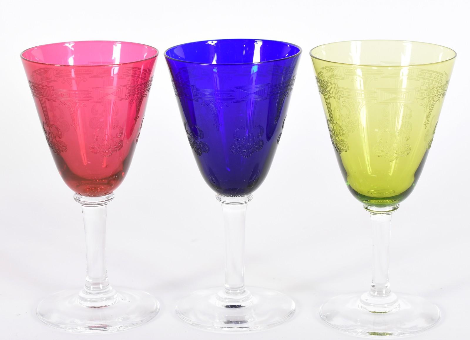 Nove cálices para licor de cristal frances Saint Louis lavrados com... - foto 3 de 3