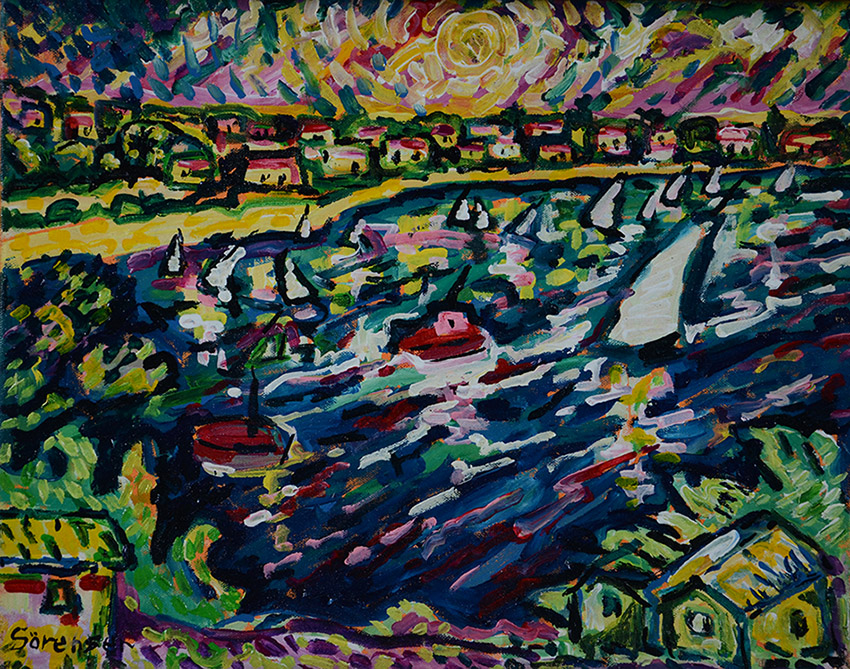 SORENSEN - Corrida de barcos - OST - 50 x 40 (1995) - foto 1 de 2