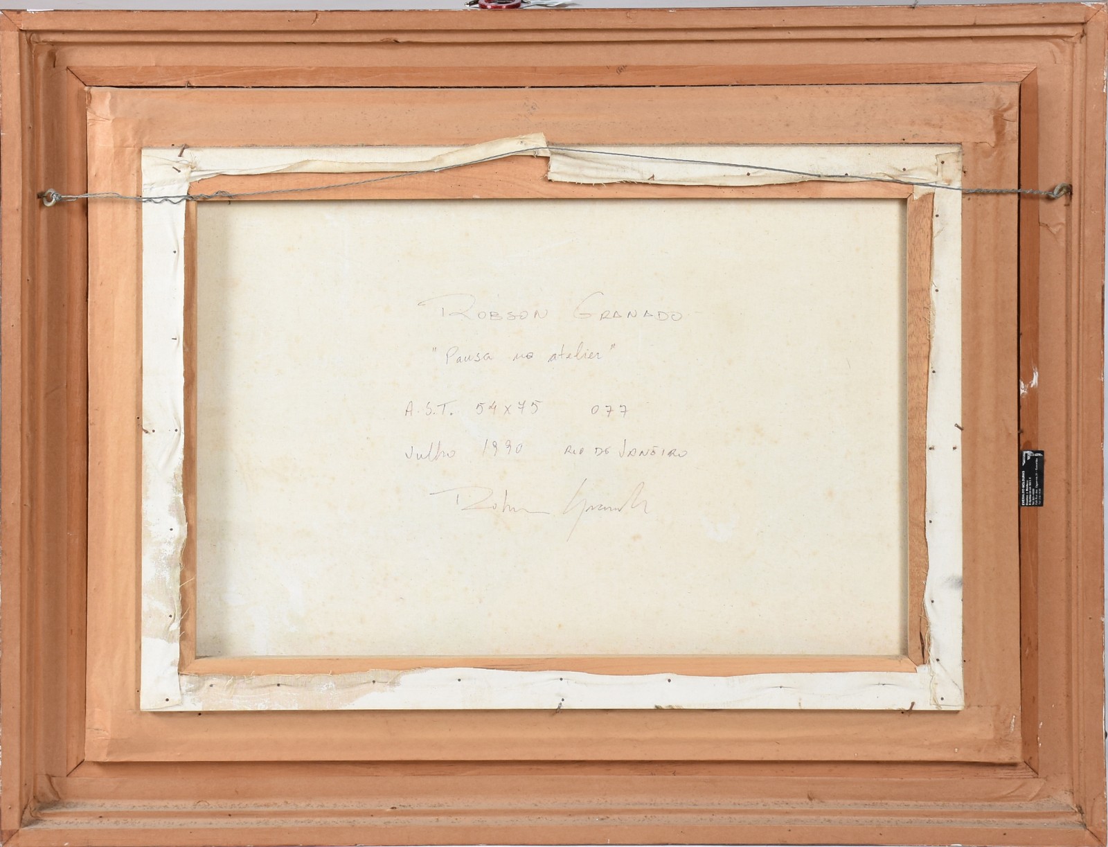 Robson Granado (1957), Pausa no Atelier - foto 5 de 5