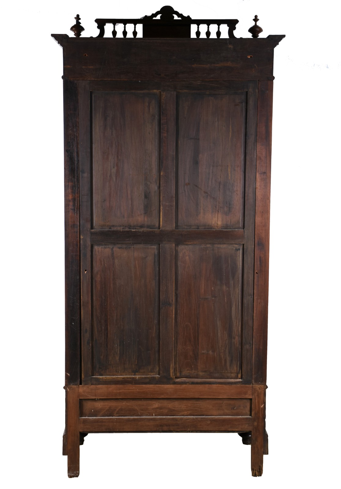 Móvel vitrine de madeira nobre, porta de vidro com prateleiras... - foto 4 de 6