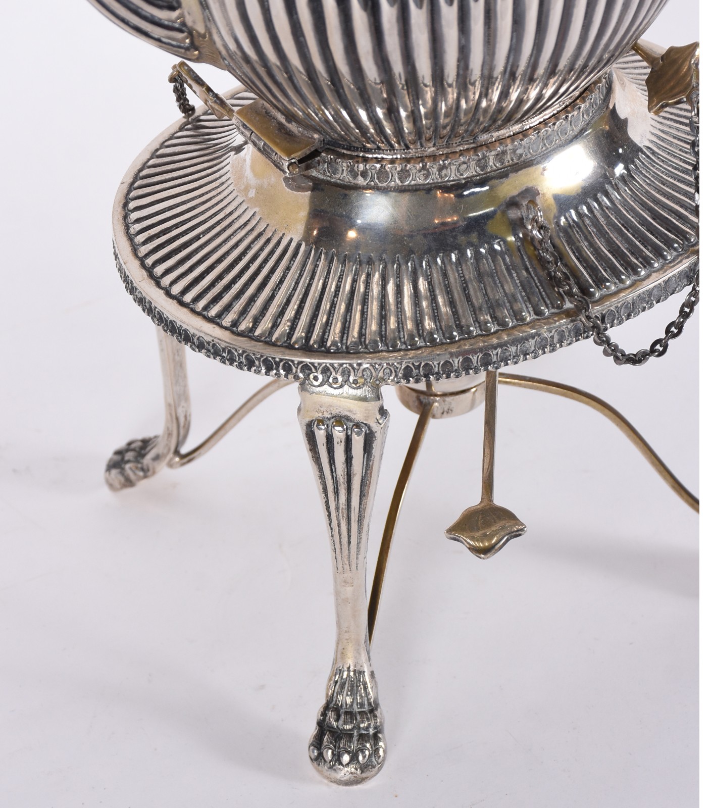 Samovar de metal prateado estilo ingles (metal com desgastes). - foto 3 de 3