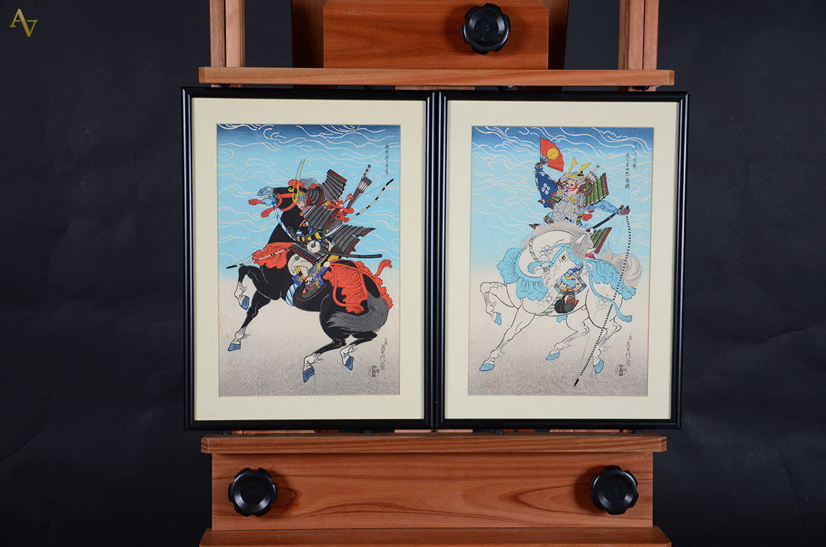 Sete gravuras japonesas. Medidas: 39 x 27 / 36 x 26 / (2x) 38 x 25 /... - foto 3 de 6