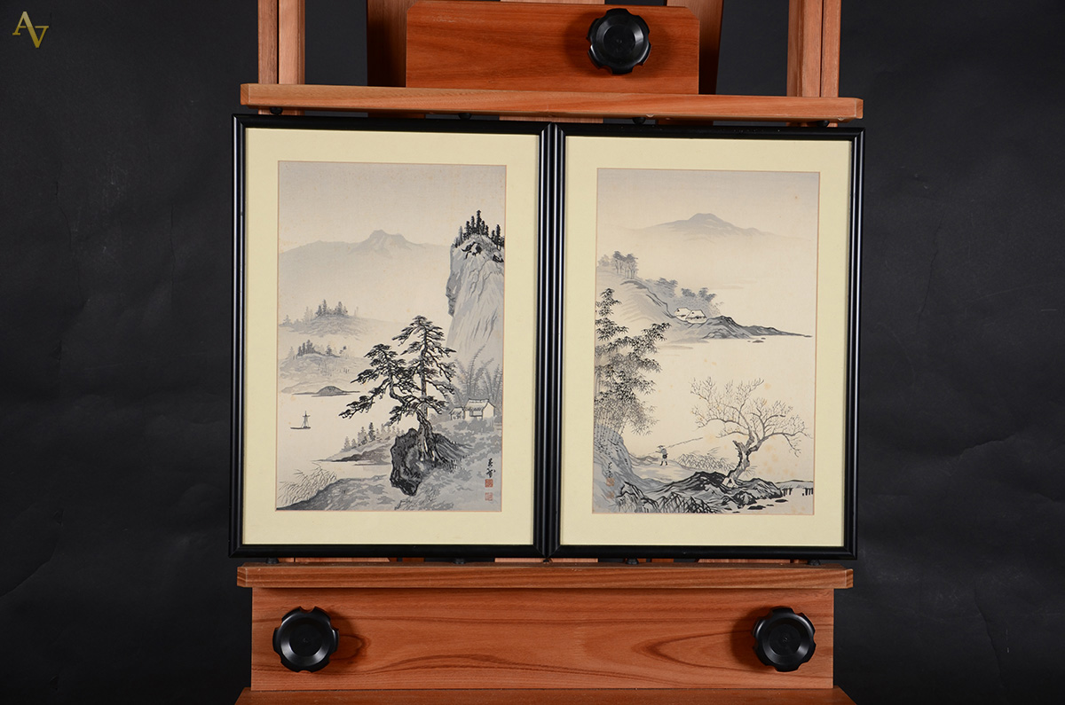 Sete gravuras japonesas. Medidas: 39 x 27 / 36 x 26 / (2x) 38 x 25 /... - foto 4 de 6