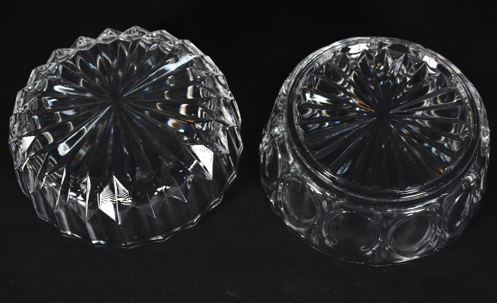 Dois bowls de cristal lapidado. - foto 2 de 3