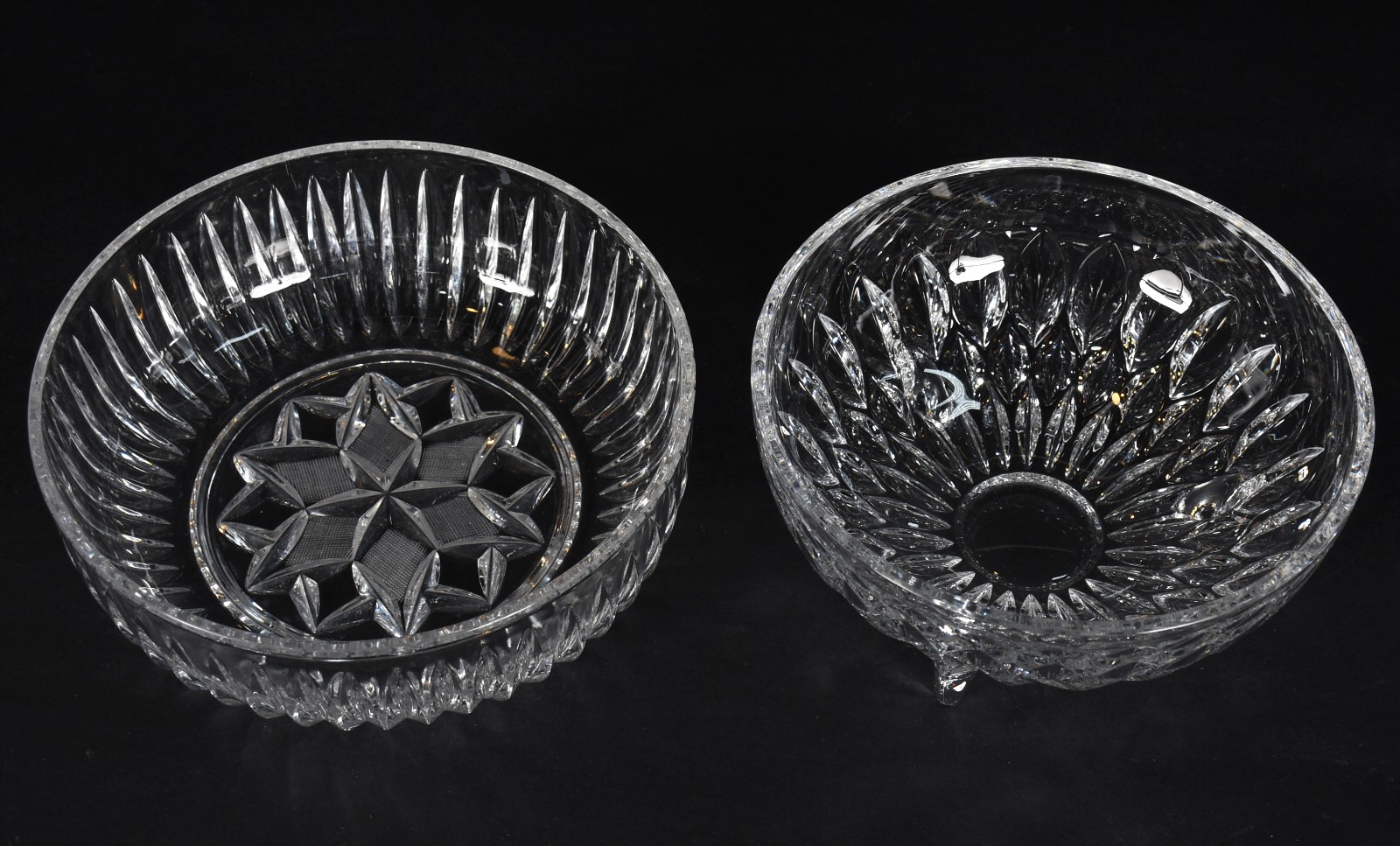 Dois bowls de cristal lapidado. - foto 2 de 3