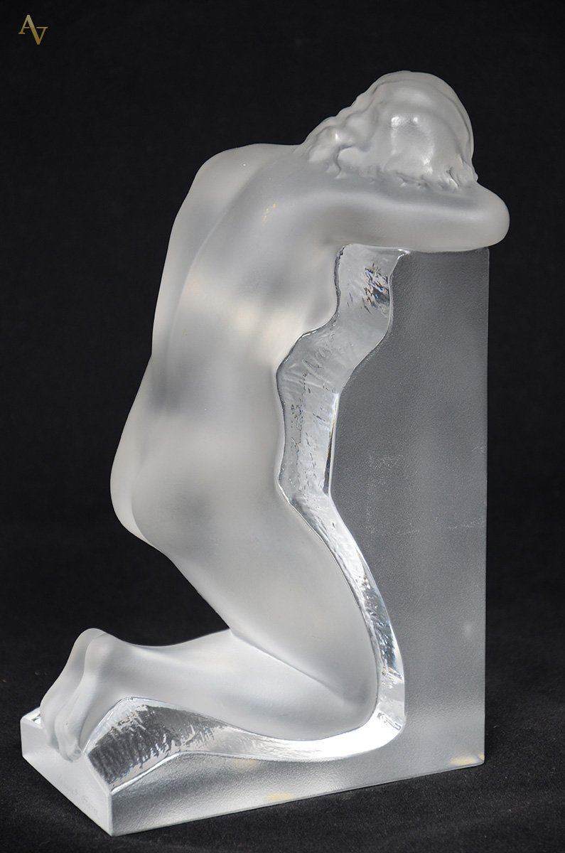 LALIQUE - Estatueta de cristal frances representando figura feminina... - foto 3 de 3