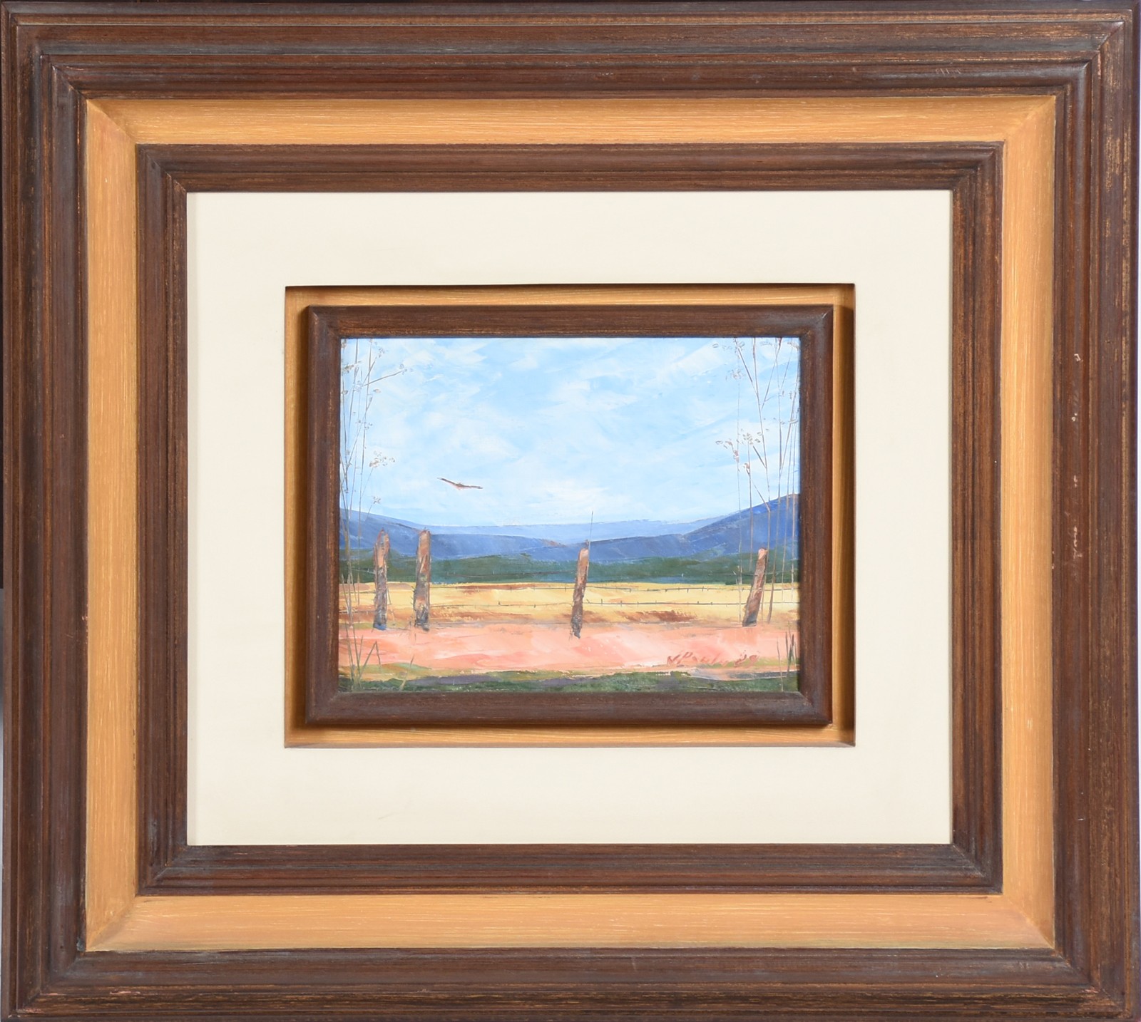 José Paulo Moreira da Fonseca (1922-2004), Paisagem com cerca - foto 2 de 4