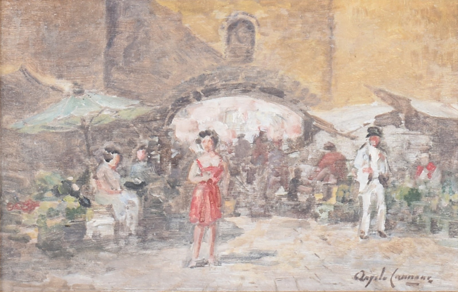 Angelo Cannone (1899-1992), Mercado de Roma - foto 1 de 5