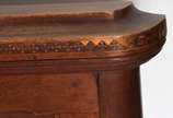 Cama de casal de madeira nobre detalhes filetados. - Cama de casal de madeira nobre detalhes filetados.