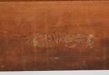 Cama de casal de madeira nobre detalhes filetados. - Cama de casal de madeira nobre detalhes filetados.