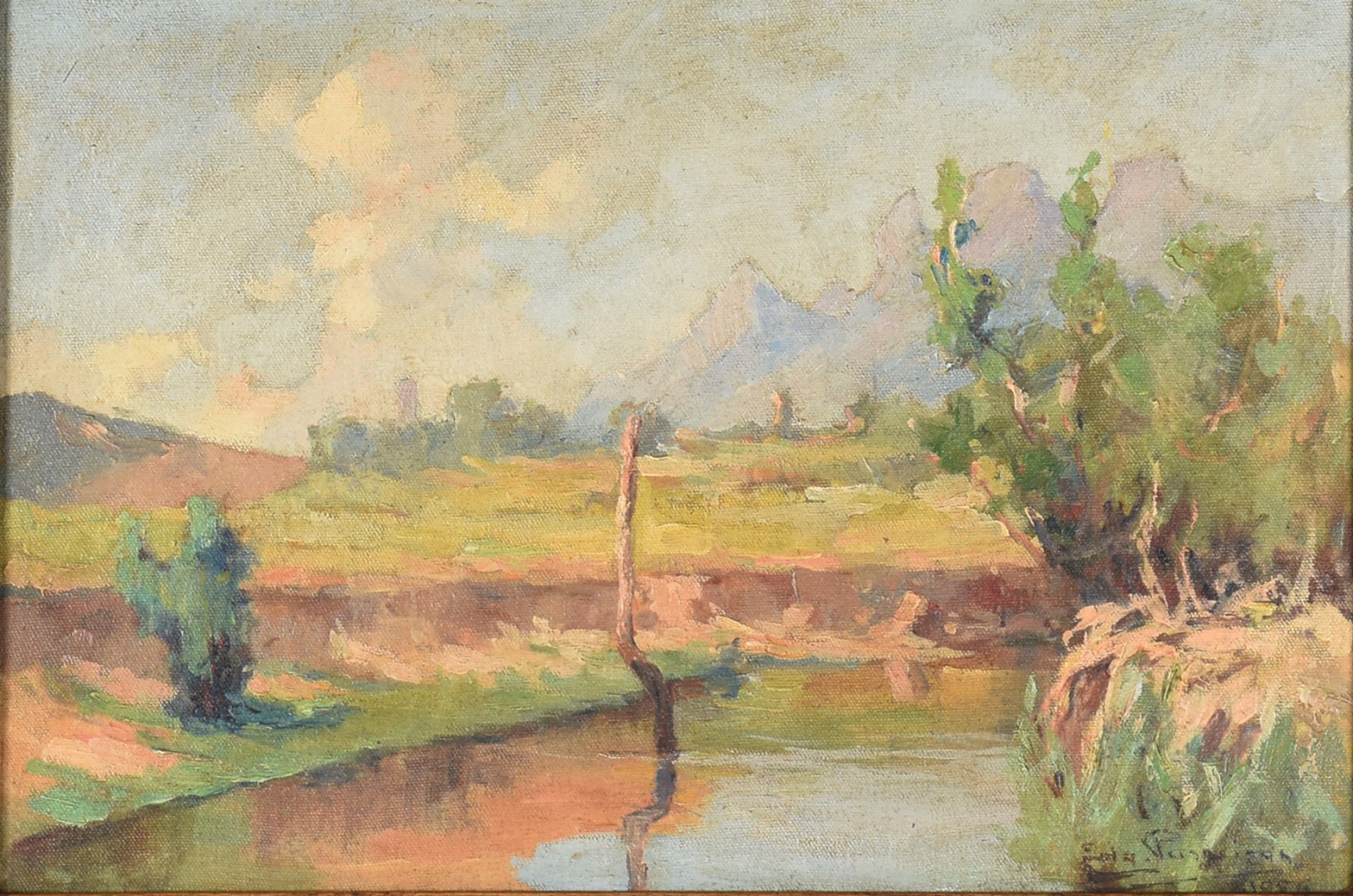 Edgar Parreiras (1885-1960), Rio Paquequer - Teresópolis - RJ - foto 1 de 4
