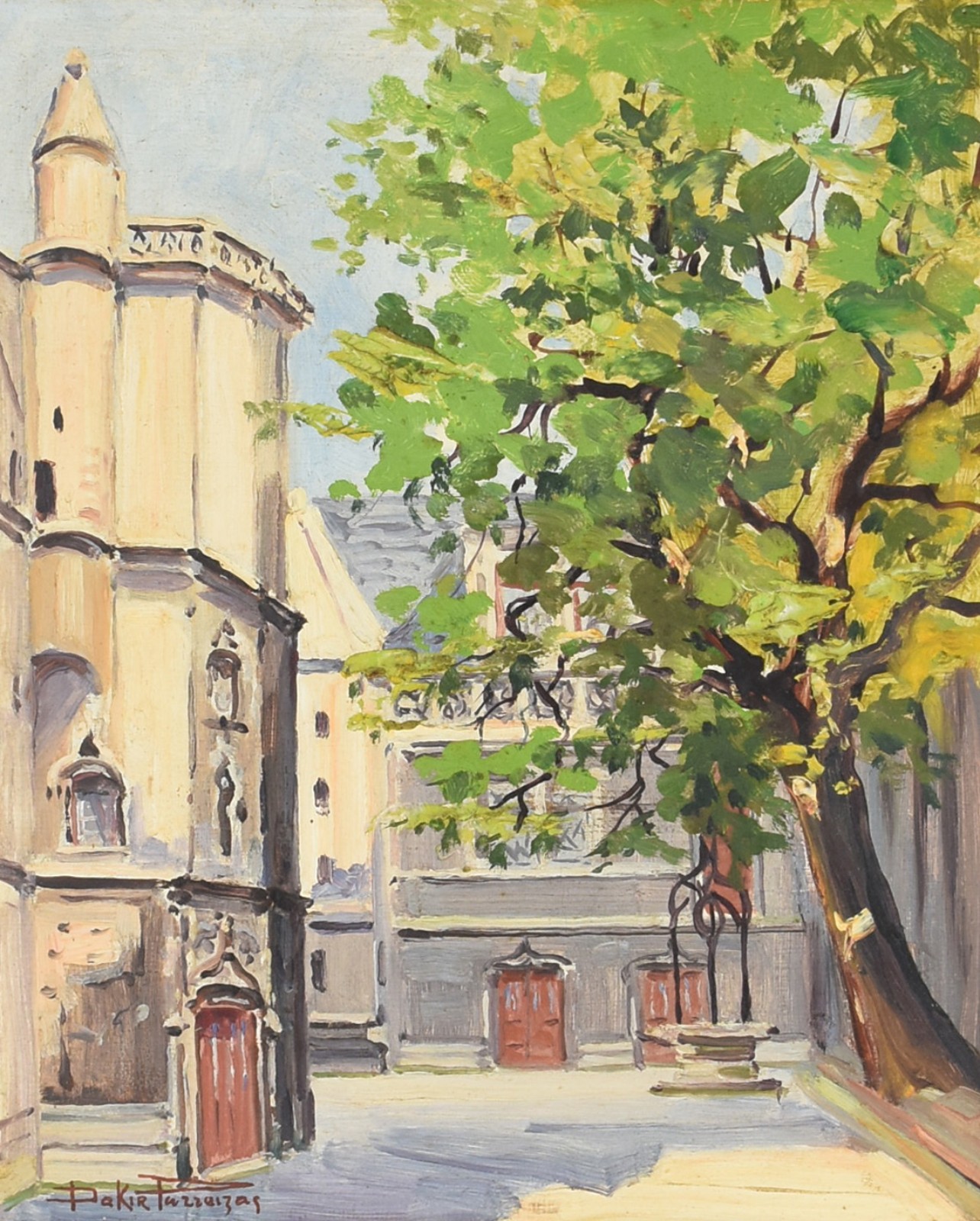 Dakir Parreiras (1894-1967), Paisagem com igreja - foto 1 de 4