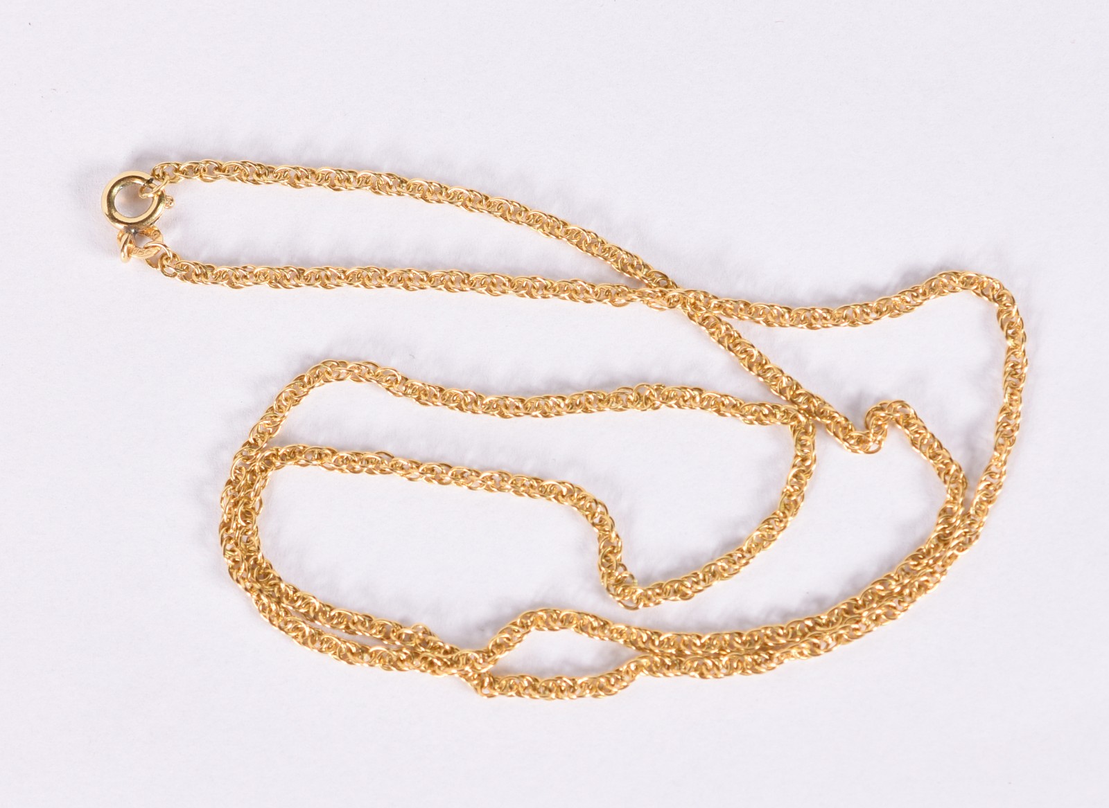 Cordão de ouro 18 k feitio trançado torcido (Por motivos de segurança... - foto 3 de 4