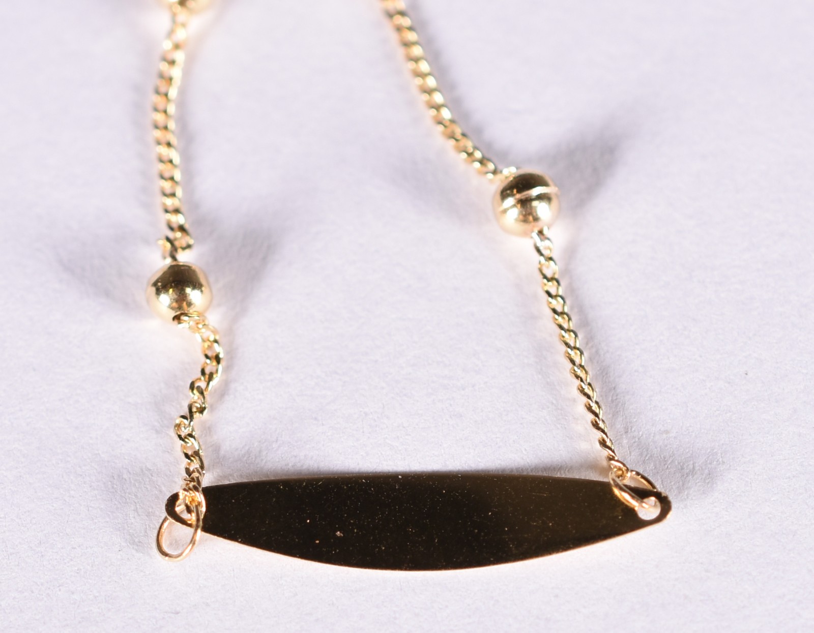 Pulseira de ouro 18, contraste 750 com bolinhas (Por motivos de... - foto 1 de 3