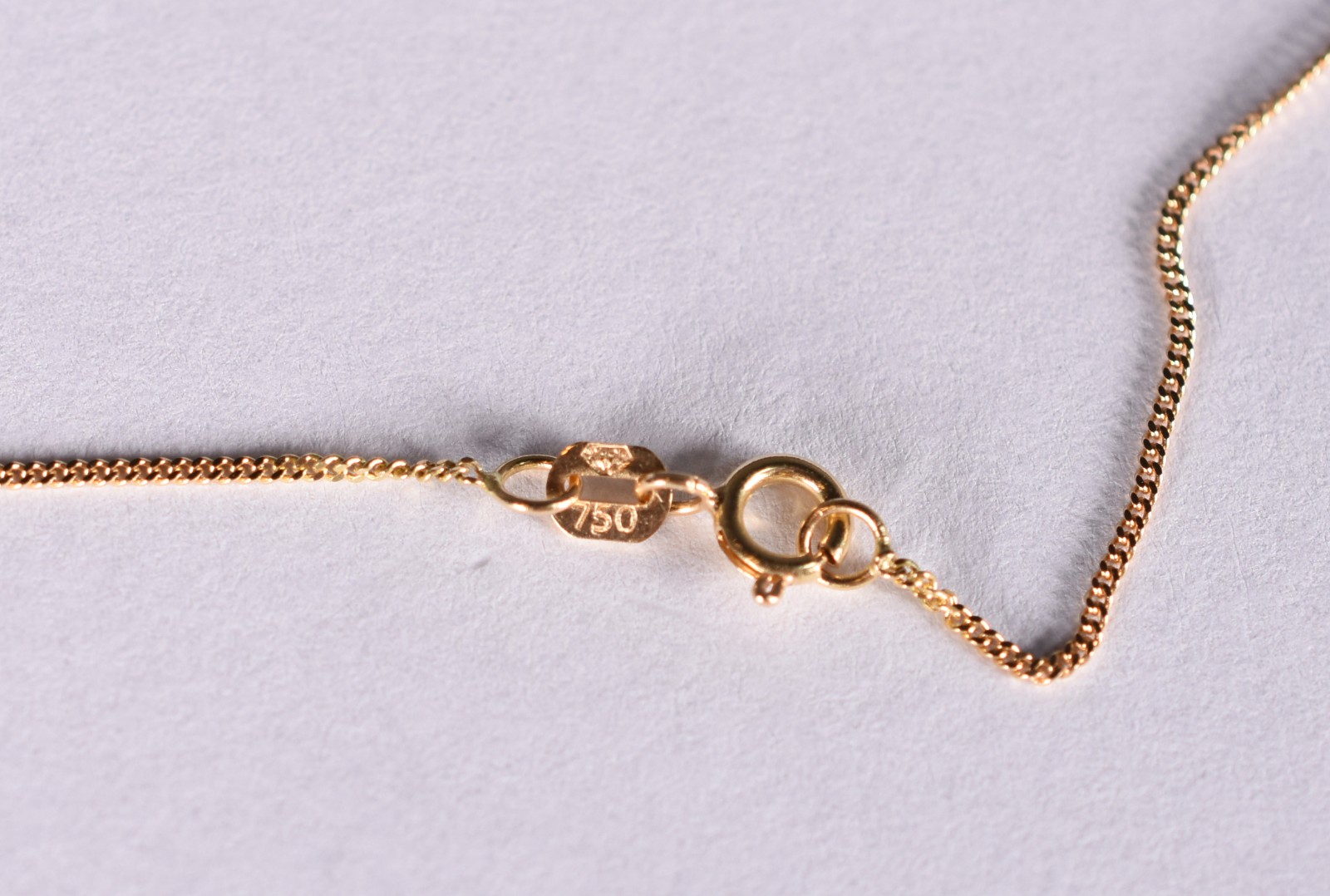 Gargantilha de ouro 18 k, contraste 750 com crucifixo (Por motivos de... - foto 4 de 4