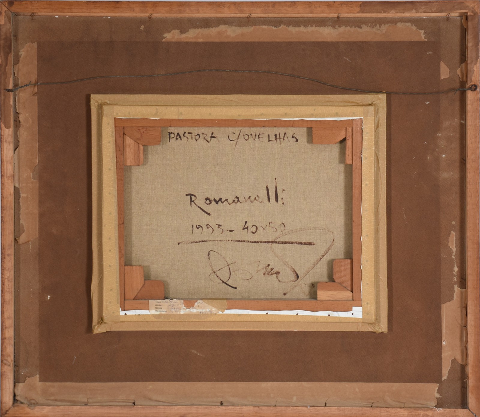 Armando Romanelli (1945), Pastora com Ovelhas - foto 4 de 4