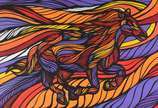 Bruno Big (1980), Cavalo - Acrílico sobre tela.