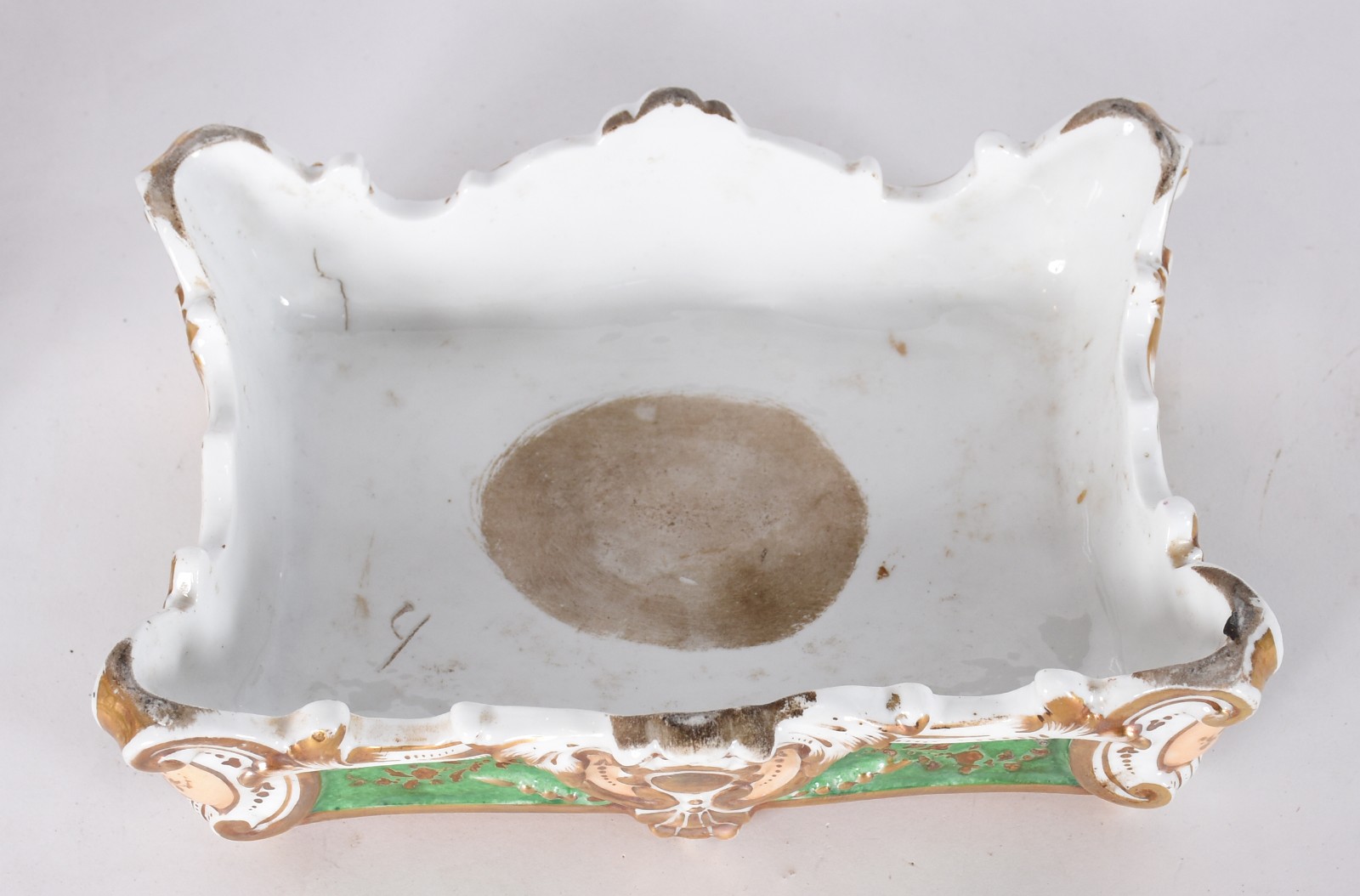 Relógio de porcelana francesa Velho Paris ricamente decorado com... - foto 7 de 7