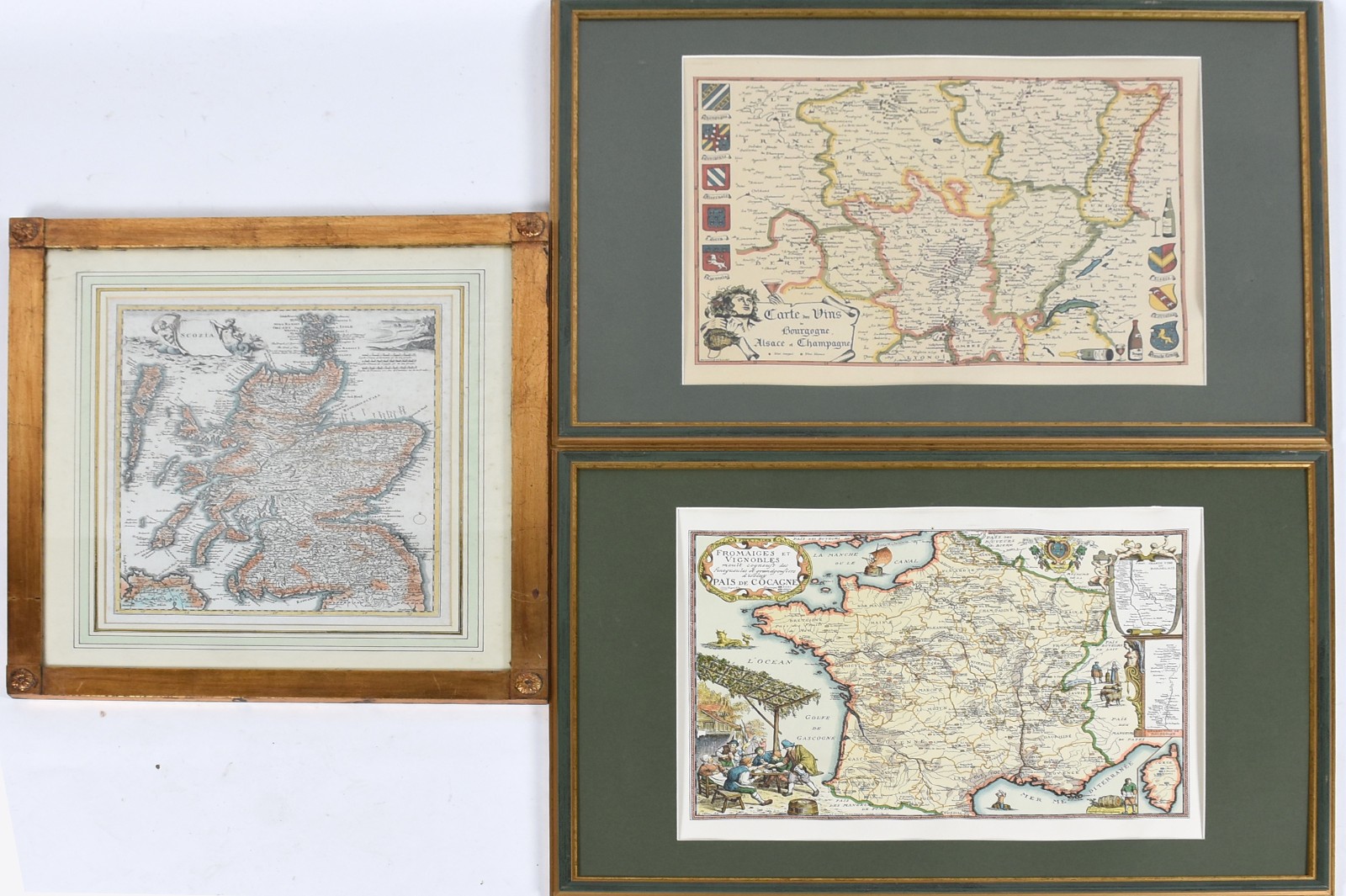 Três mapas diversos. - foto 1 de 5
