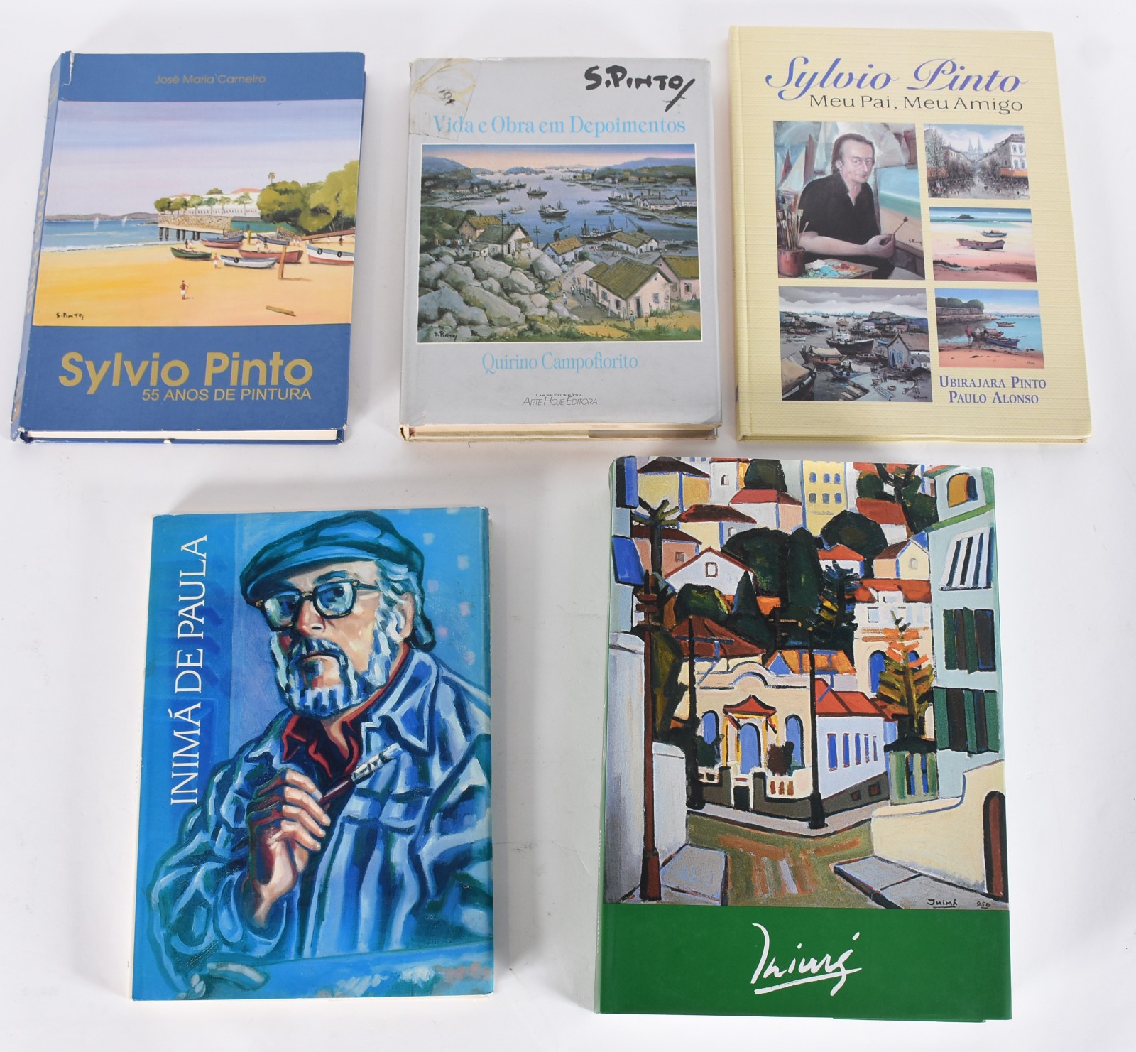 Cinco livro: A) Inimá de Paula B)Sylvio Pinto C)Inimá de Paula... - foto 1 de 10