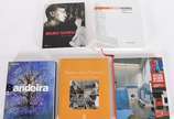 Cinco livros: A) Florence<br>B)Antônio Bandeira... - Cinco livros: A) Florence<br>B)Antônio Bandeira<br>C)Heitor dos Prazeres<br>D)Bruno Giorgi<br>E)Ateliê RJ