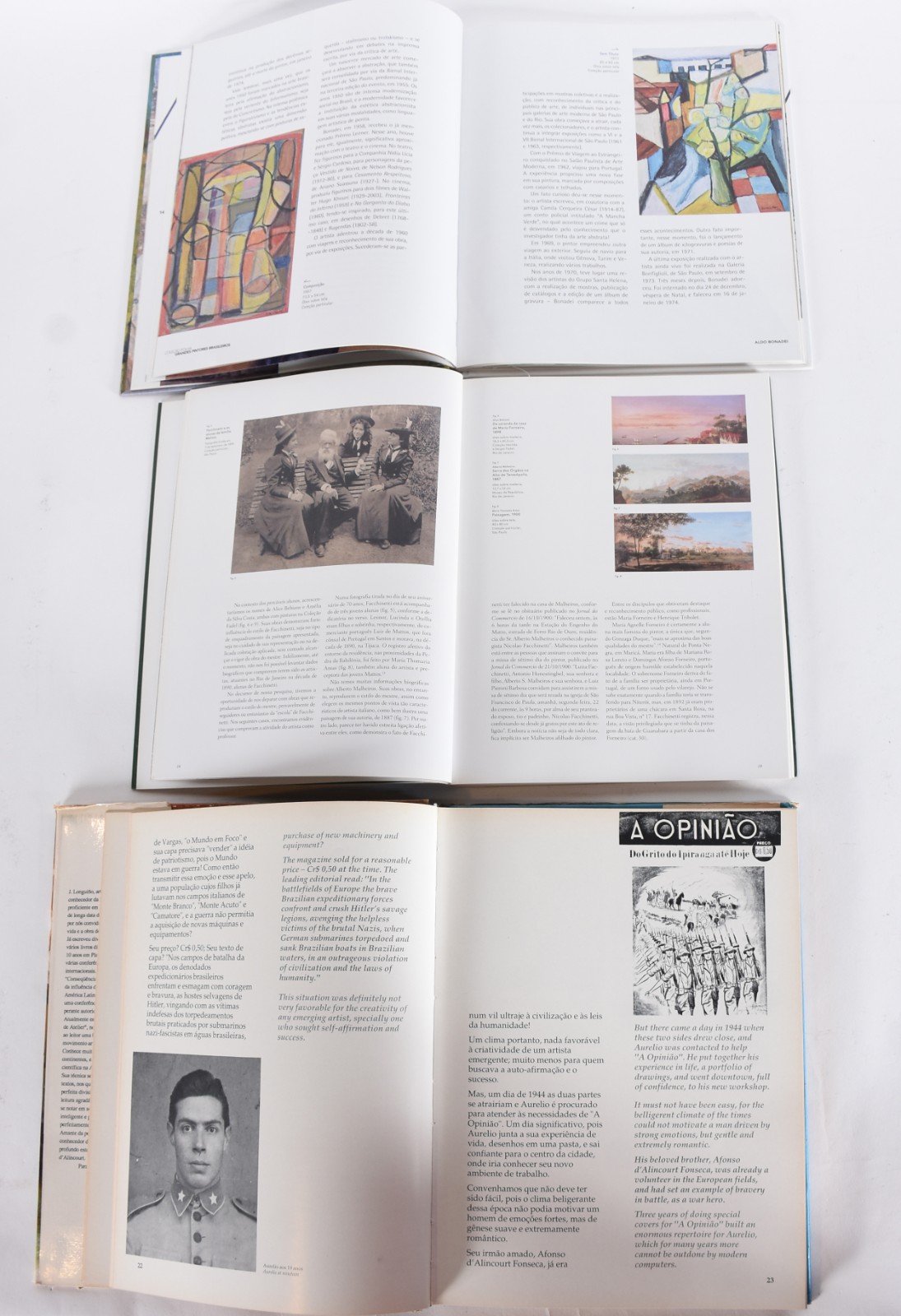 Cinco livros: A)Facchinetti B)Aldo Bonadei C)Aurelio D'alincourt... - foto 3 de 9