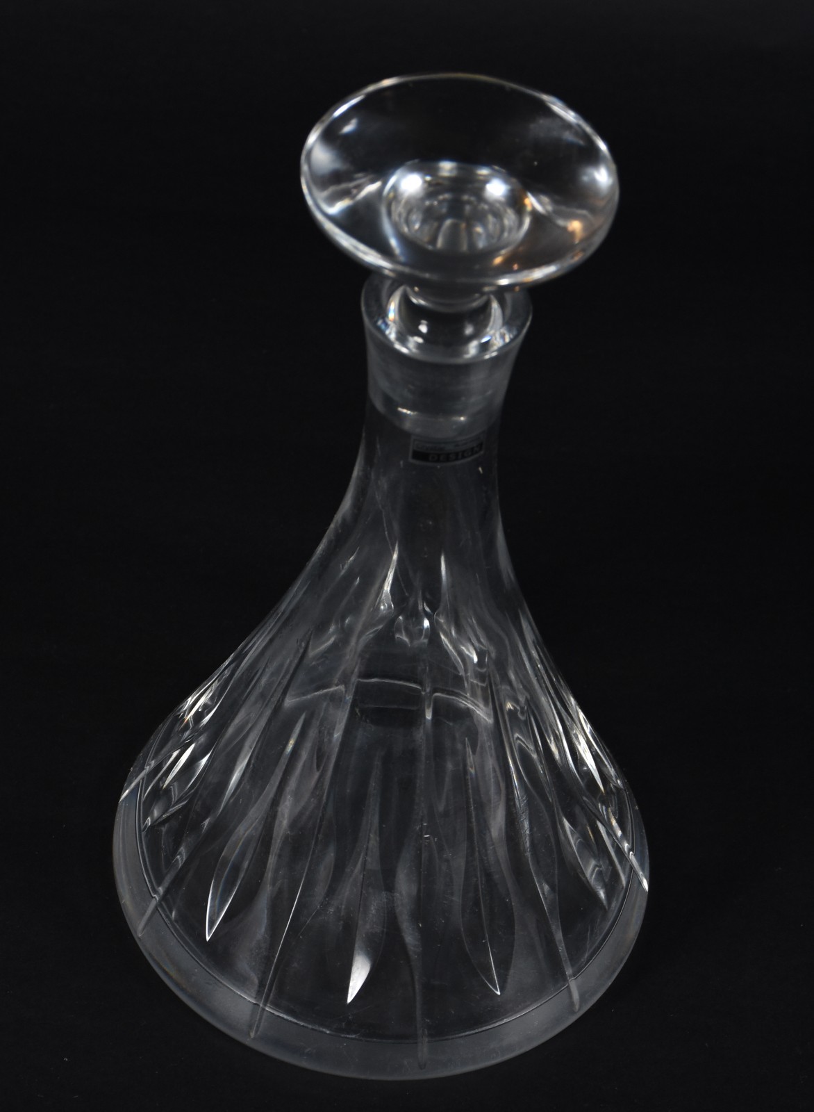 Captain Decanteur - Garrafa de cristal com base redonda larga, dita... - foto 2 de 5