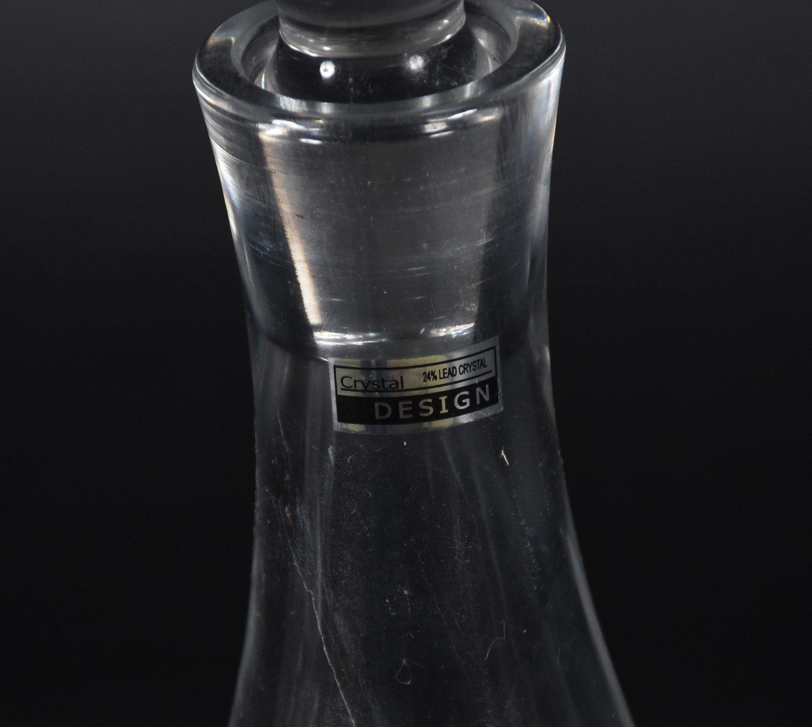 Captain Decanteur - Garrafa de cristal com base redonda larga, dita... - foto 4 de 5