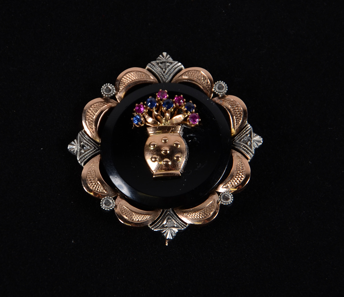 Broche Vitoriano Séc. XIX. Peso Total: 15,8 g